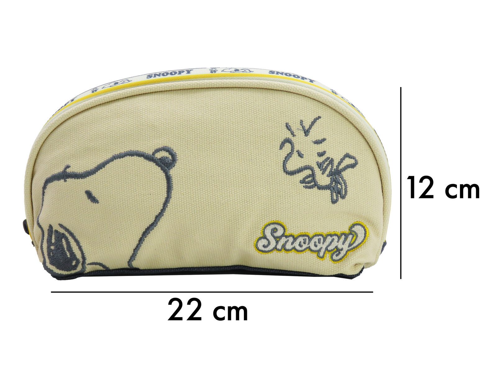 Snoopy Kulturbeutel Kosmetiktasche mit Reißverschluss kompakt – Bild 5 von 5