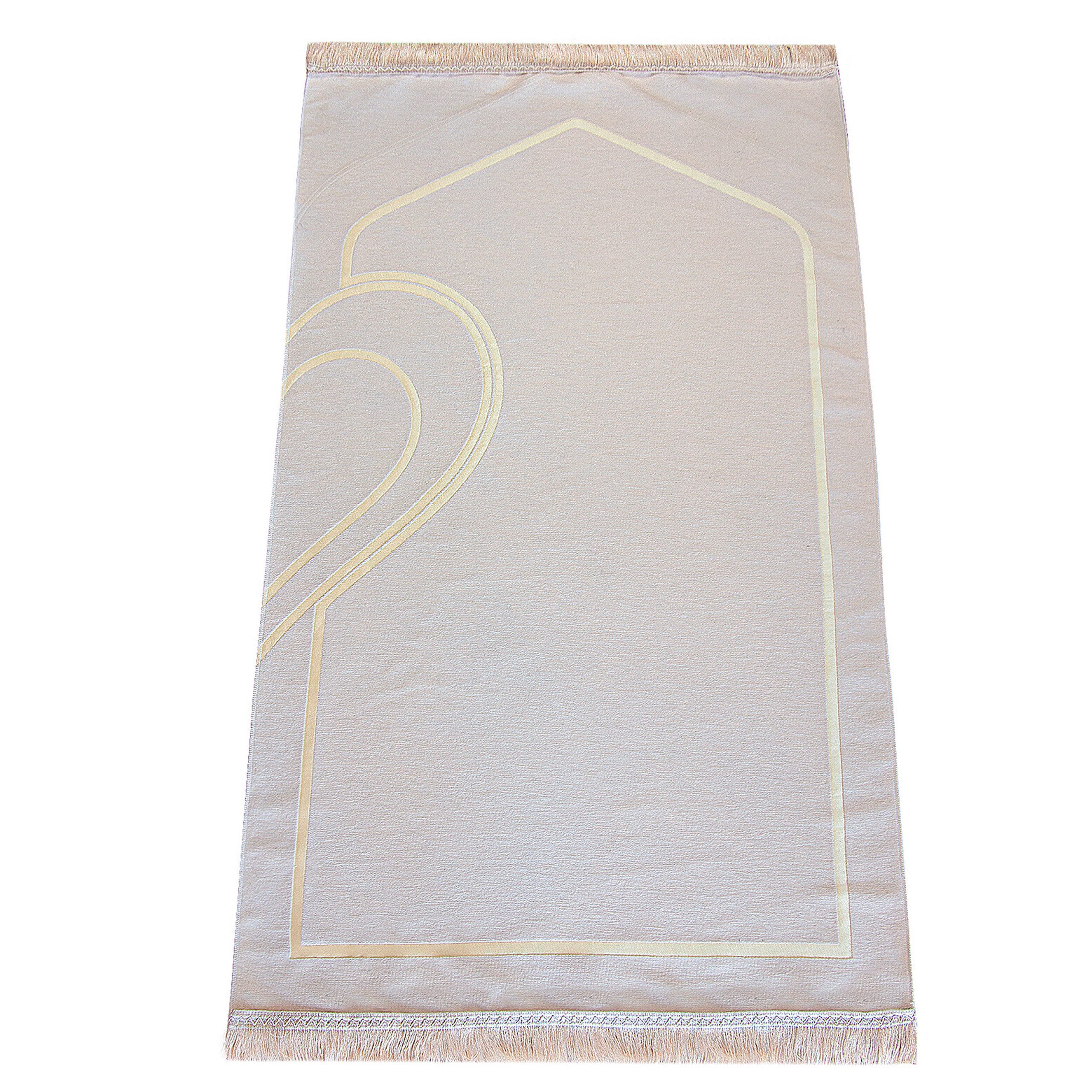 TeppichHome24 Teppich Gebetsteppiche mit Geschenkbox und 99er Gebetskette, rechteckig, robust, pfegeleicht, für Fussbodenheizung geeignet – Bild 5 von 5