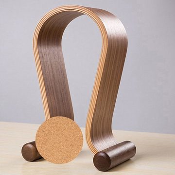 yozhiqu Kopfhörerständer aus Holz – Praktischer und Stilvoller Kopfhörerständer, (1-tlg., Ständer zur Aufbewahrung von Kopfhörern)