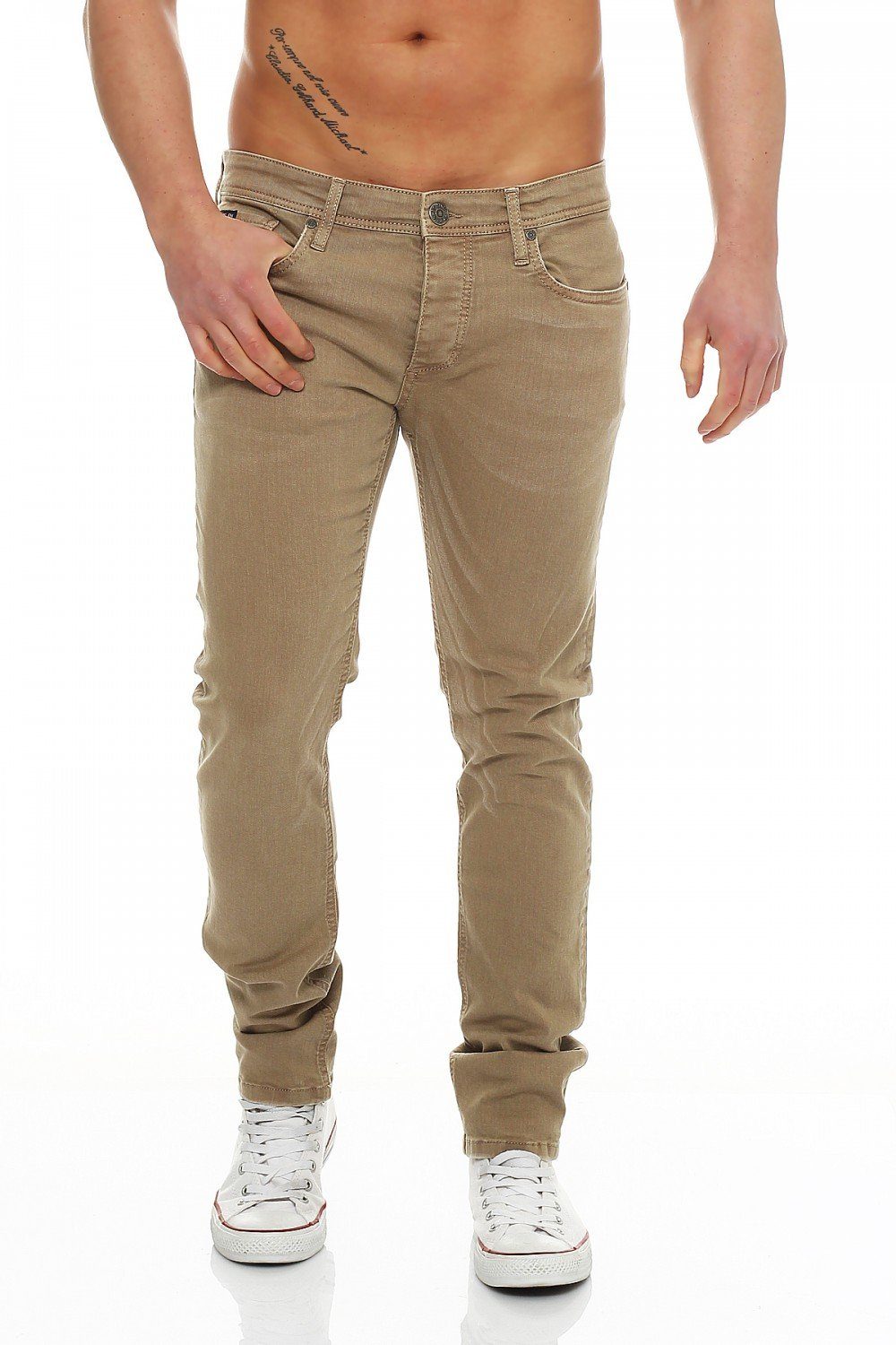 Big Seven Regular-fit-Jeans Big Seven Matt Brown Antic Regular Fit Herren Jeans Hose