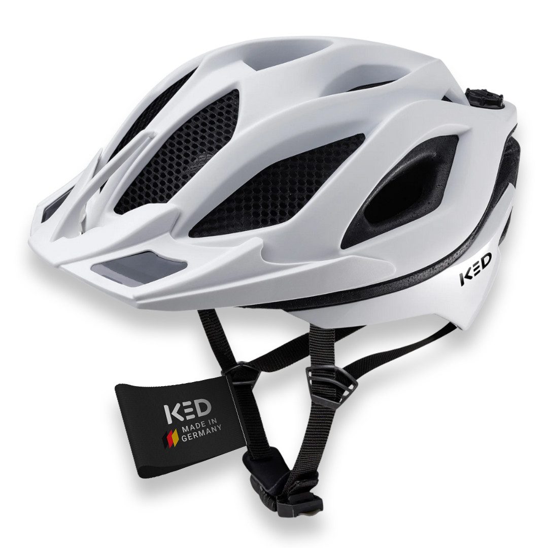 KED Fahrradhelm Spiri II Trend Allround Helm, LED Licht Und Reflektor, Optimierte Belüftung