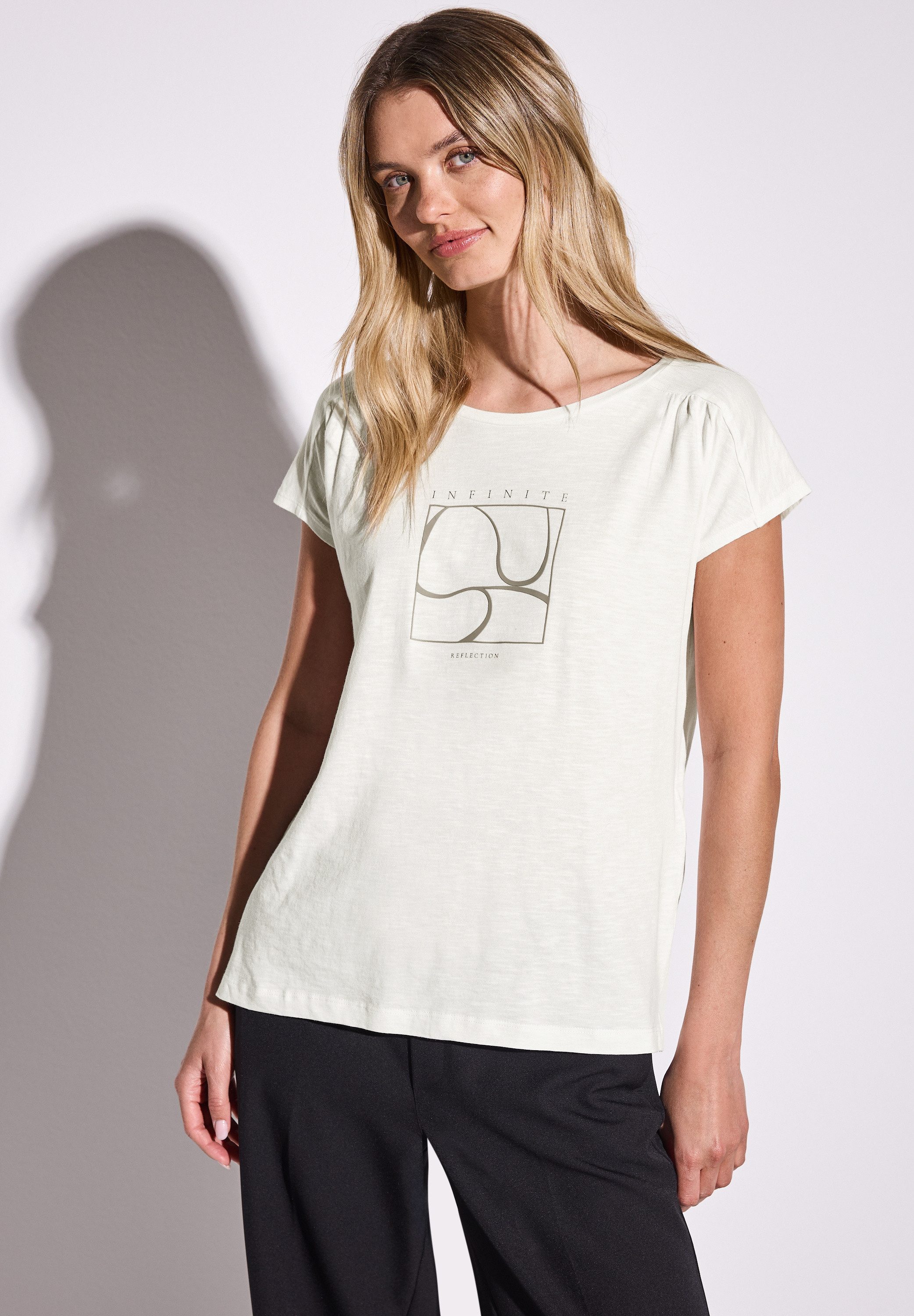 STREET ONE T-Shirt, im soften Baumwoll-Mix günstig online kaufen