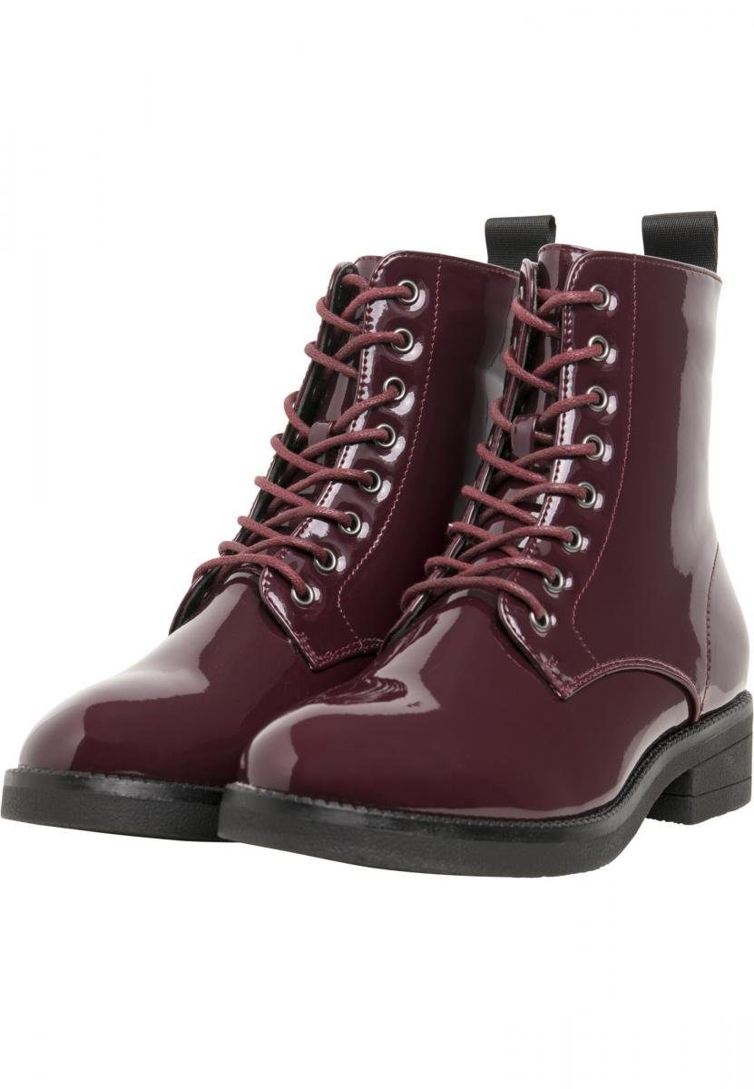 URBAN CLASSICS Accessoires Lace Boot Sneaker (1-tlg) burgundy