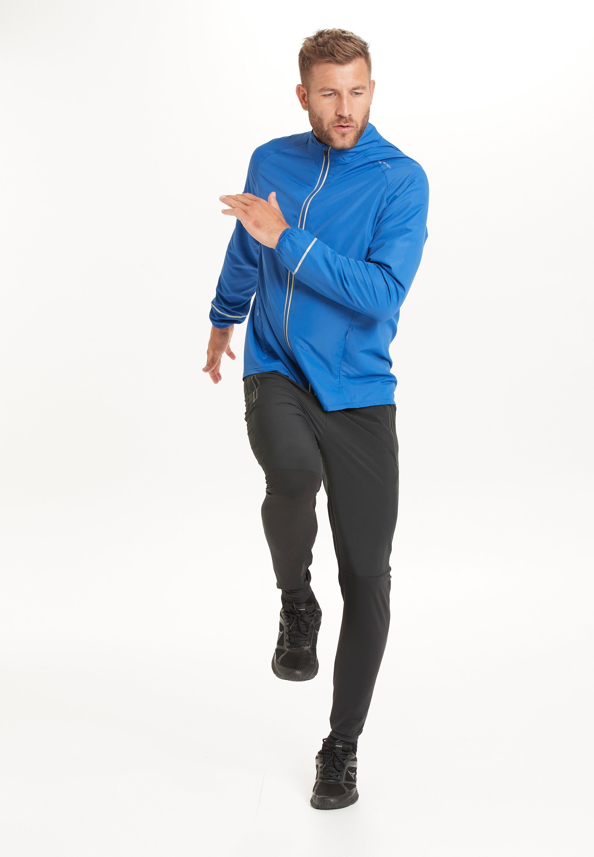 Elementen Laufjacke Lessend reflektierenden mit blau ENDURANCE