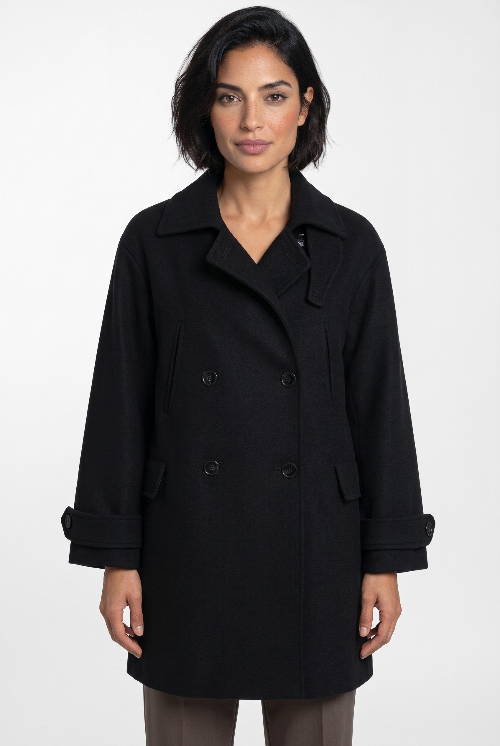 BOSS ORANGE Caban Cisabel Premium Damenmode Oversized Fit, mittellang