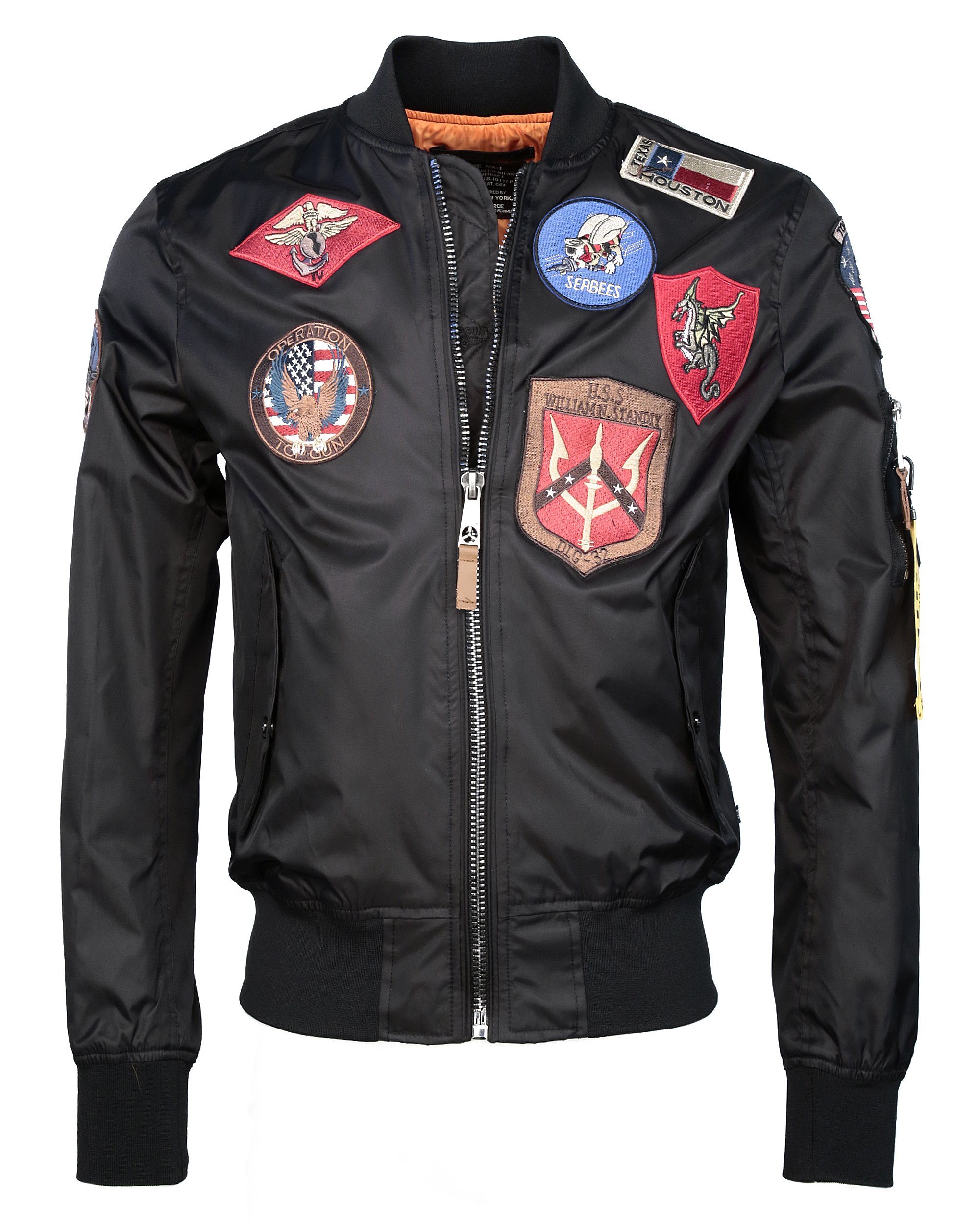 TOP GUN Bomberjacke TG20191055 black