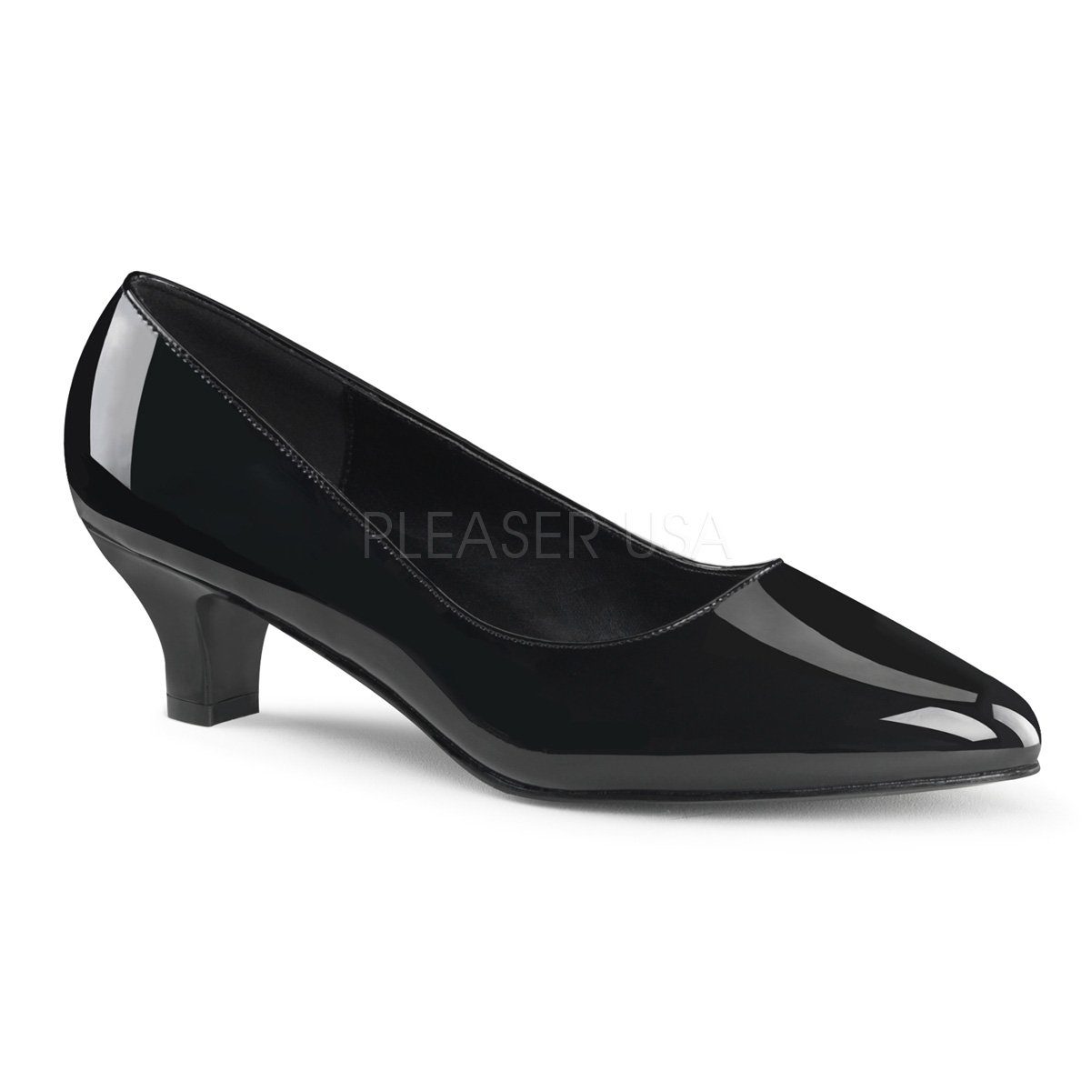 Pleaser Pink Label Pumps FAB-420 - Schwarz High-Heel-Pumps