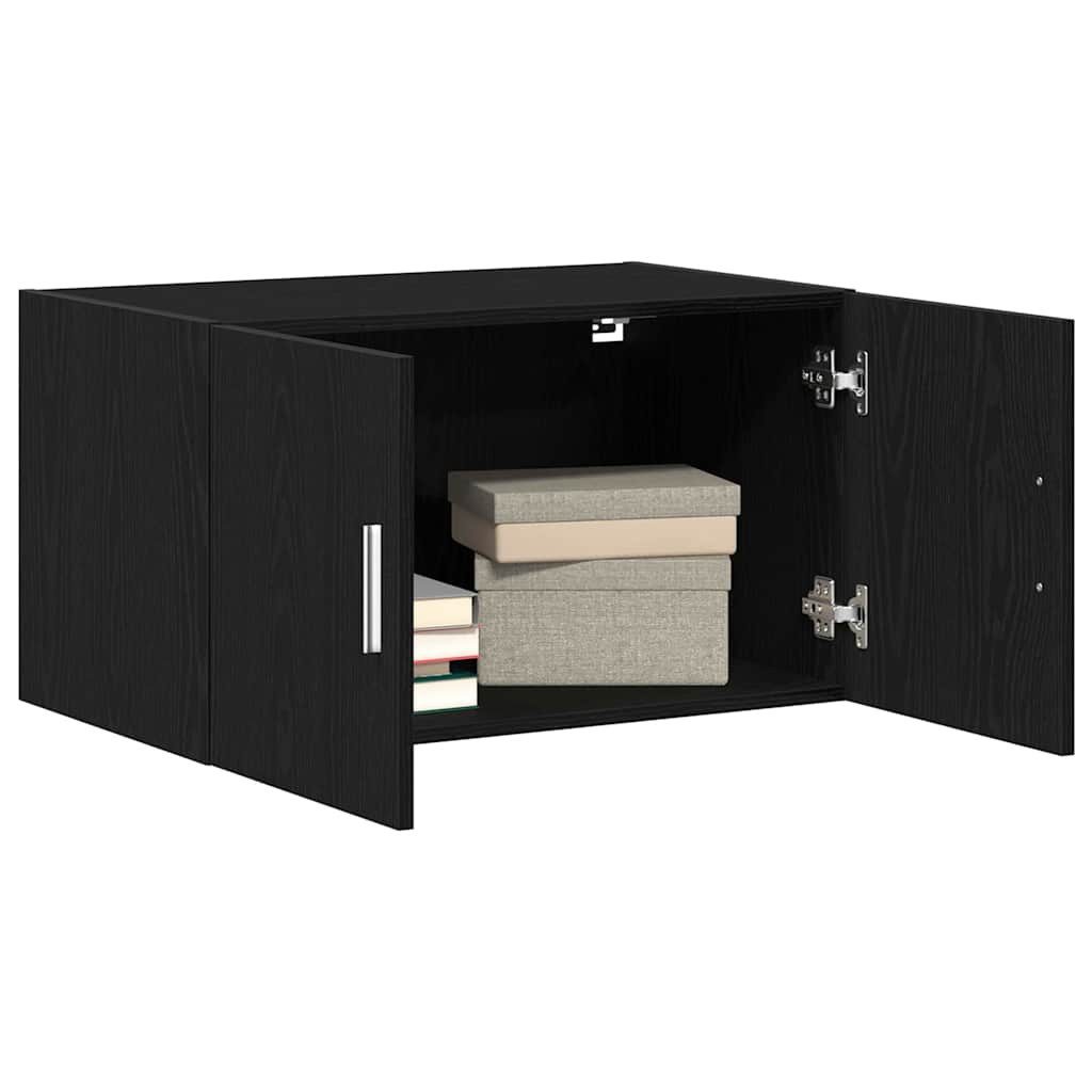 vidaXL Hängeschrank Wandschrank Schwarz Eichen-Optik 70 x 42,5 x 40 cm (1-St)