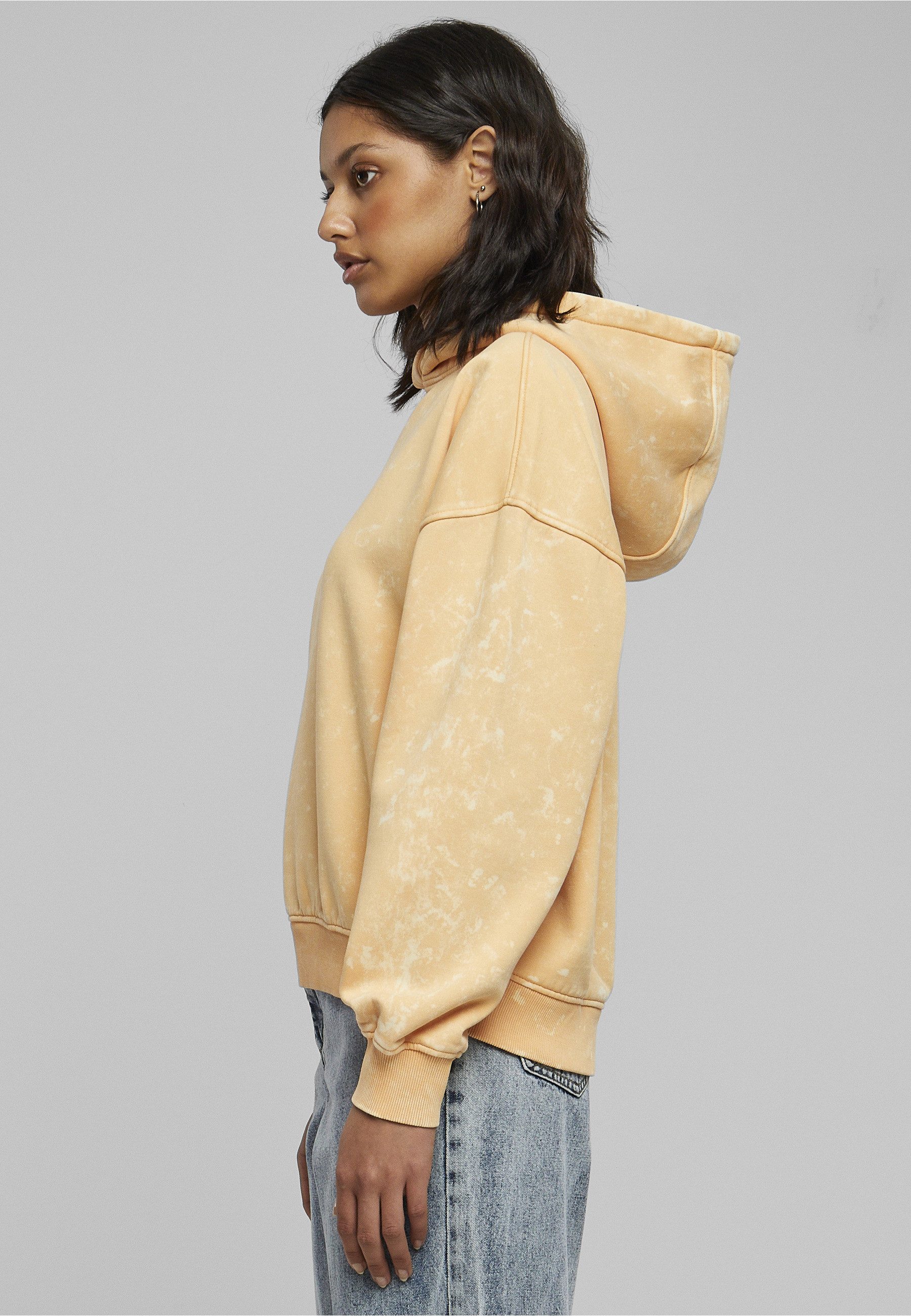 URBAN CLASSICS Rundhalspullover Urban Classics Damen Ladies Oversized Towel Washed Hoody (1-tlg)