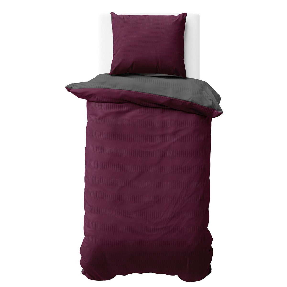 Visaggio Bettwäsche Wendebettwäsche Allergiker geeignet, Seersucker, 4 teil günstig online kaufen