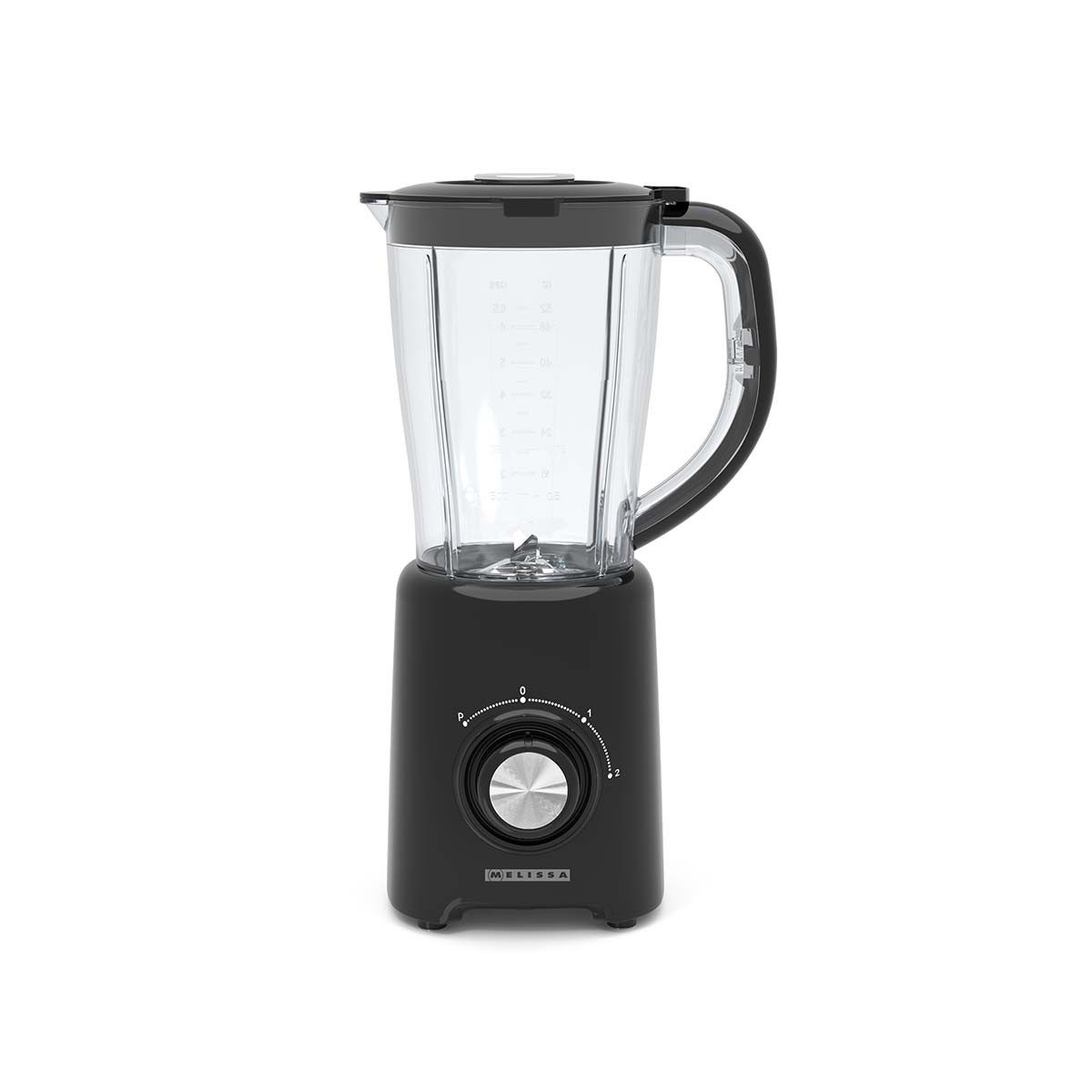 MELISSA Standmixer 16180134, 800 W, Standmixer 1,5L, 800W, 4 Edelstahlklingen, Pulse-Funktion & Ice-Crush