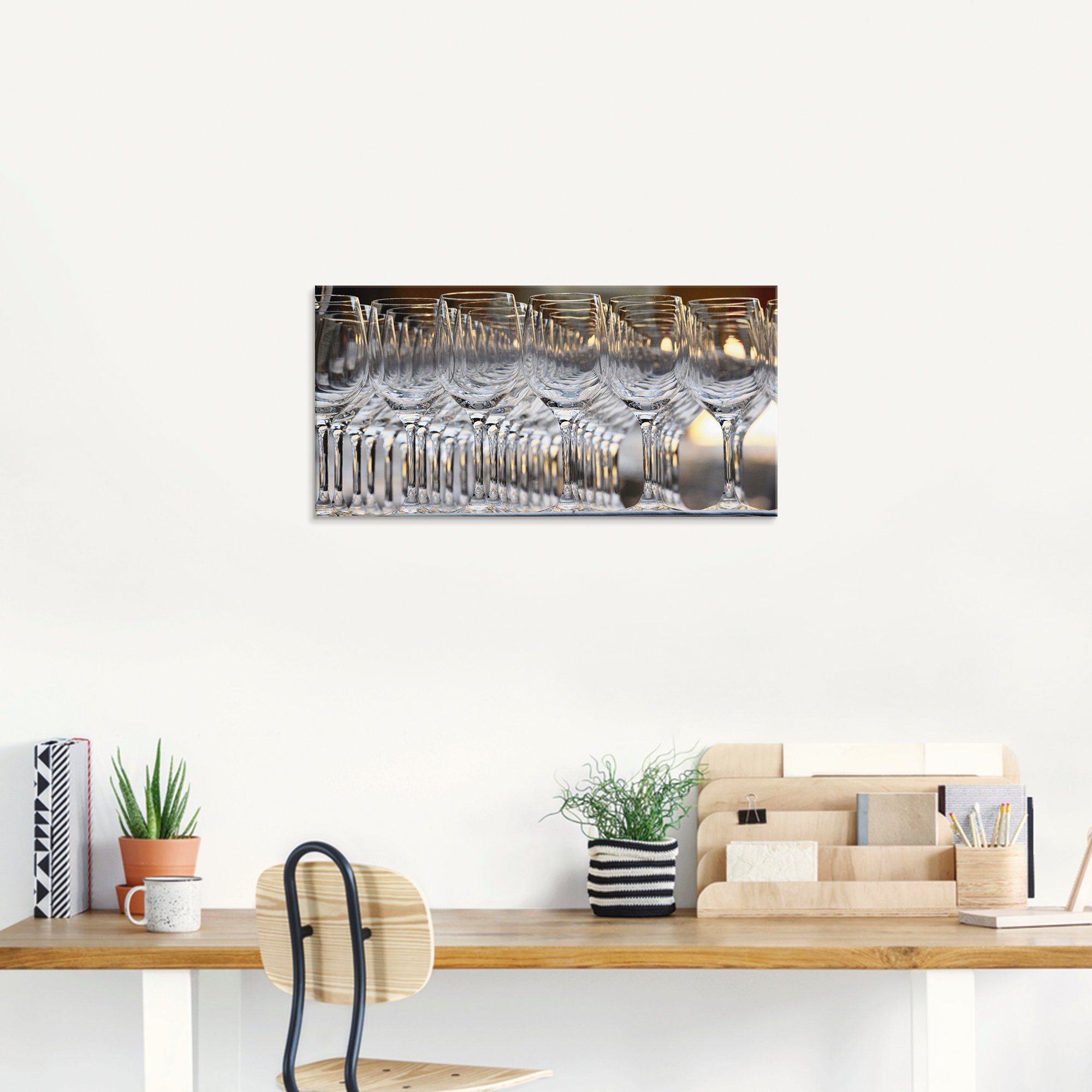 Artland Glasbild »Weingläser«, Geschirr & Besteck (1 Stück)-kaufen
