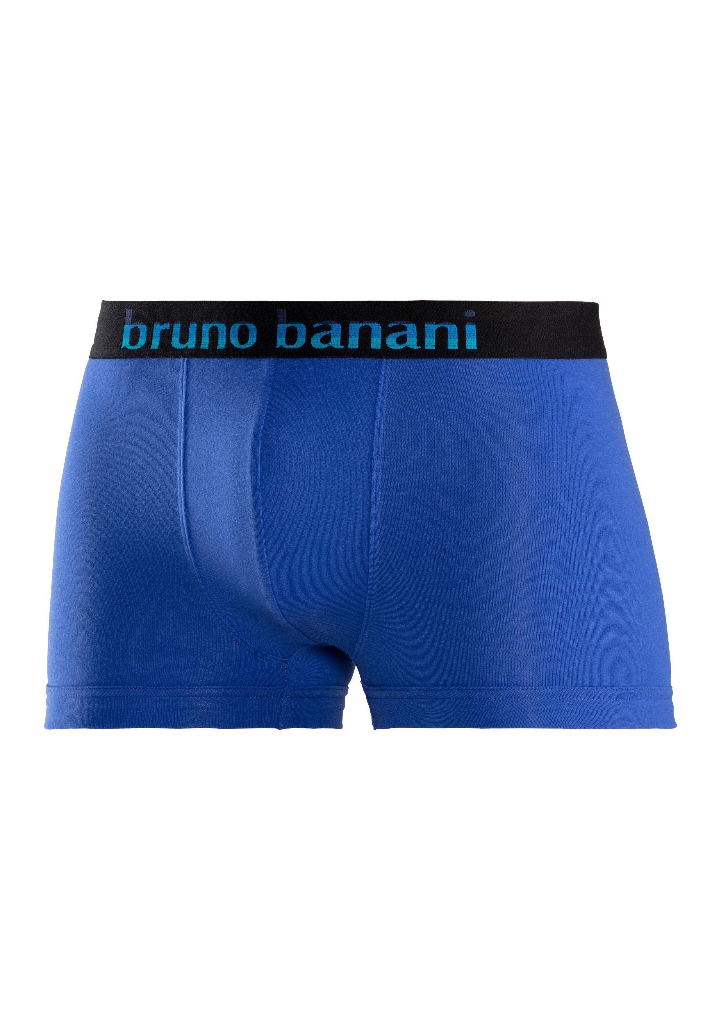 Bruno Banani Boxer Boxershorts für Herren (Packung, 5-St) mit Streifen Logo Webbund