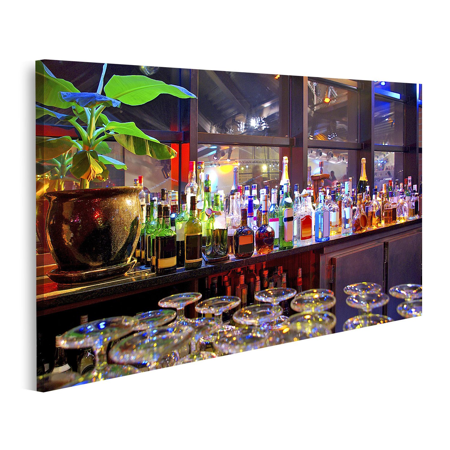 Leinwandbild Getränke Spirituosen Bar Bilder