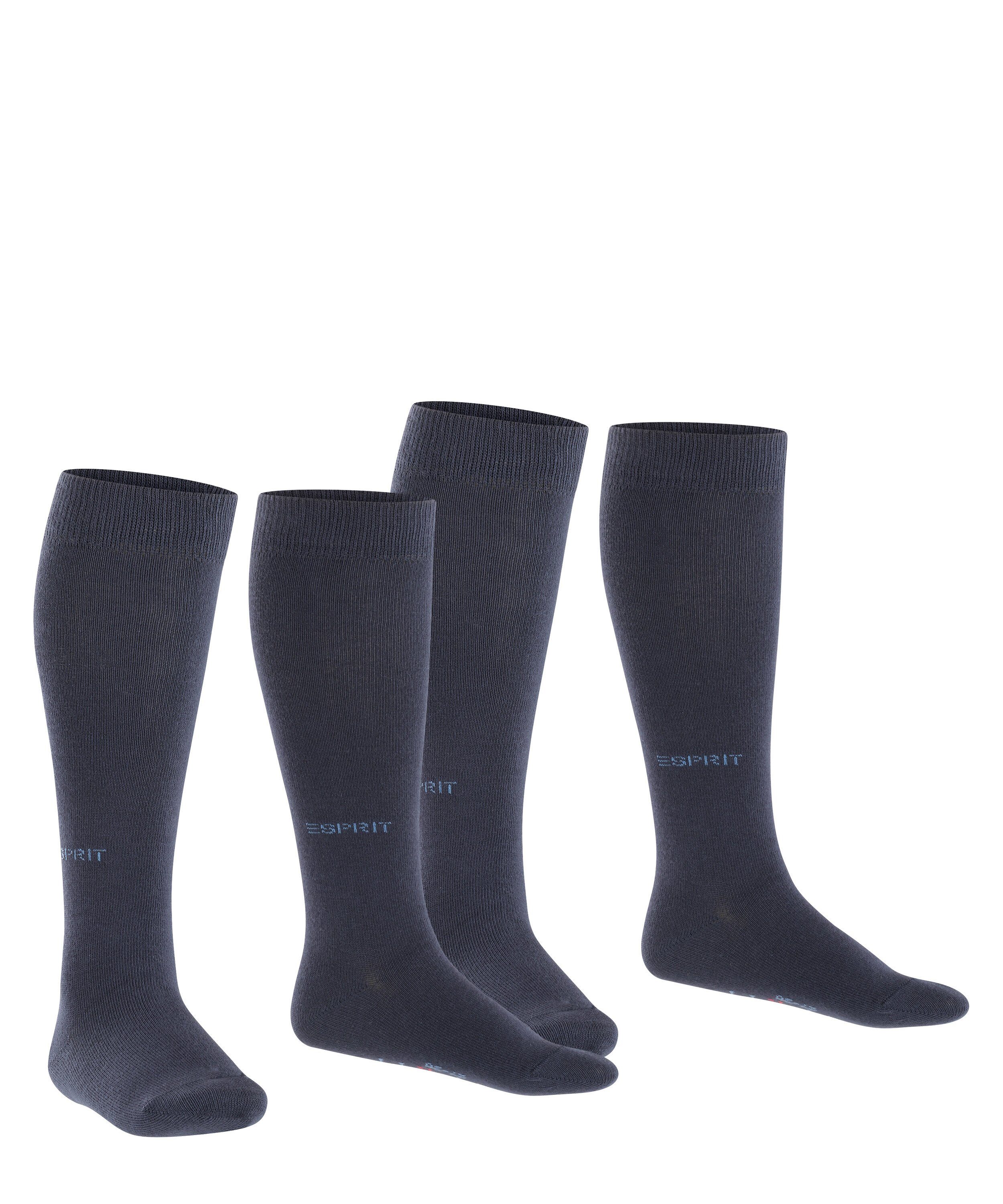 Esprit Kniestrümpfe Foot Logo 2-Pack Kniestrümpfe (2-Paar)