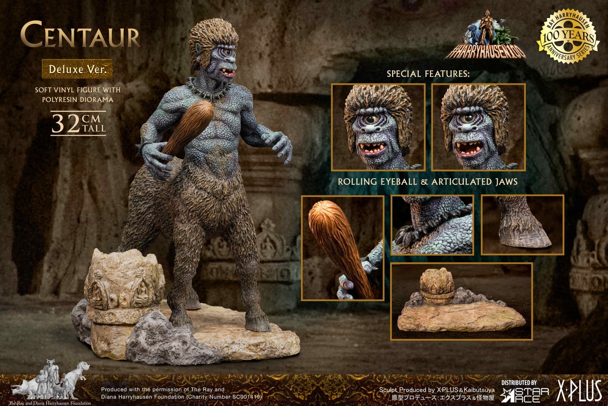 Star Ace Toys Sammelfigur RAY HARRYHAUSEN'S CENTAUR SOFT VINYL STATUE DELUXE