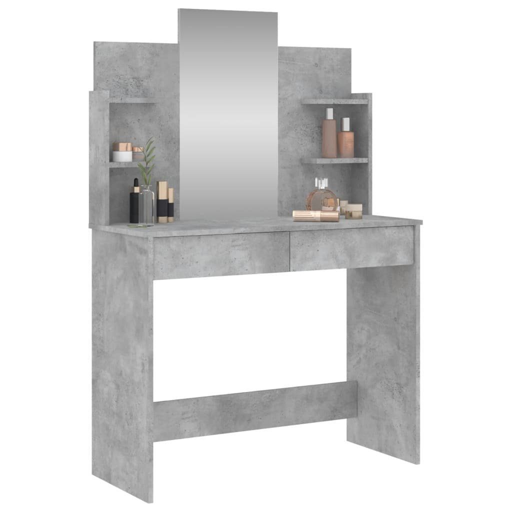 vidaXL Schminktisch NA Schminktisch Frisiertisch Beautytisch 2 Regale