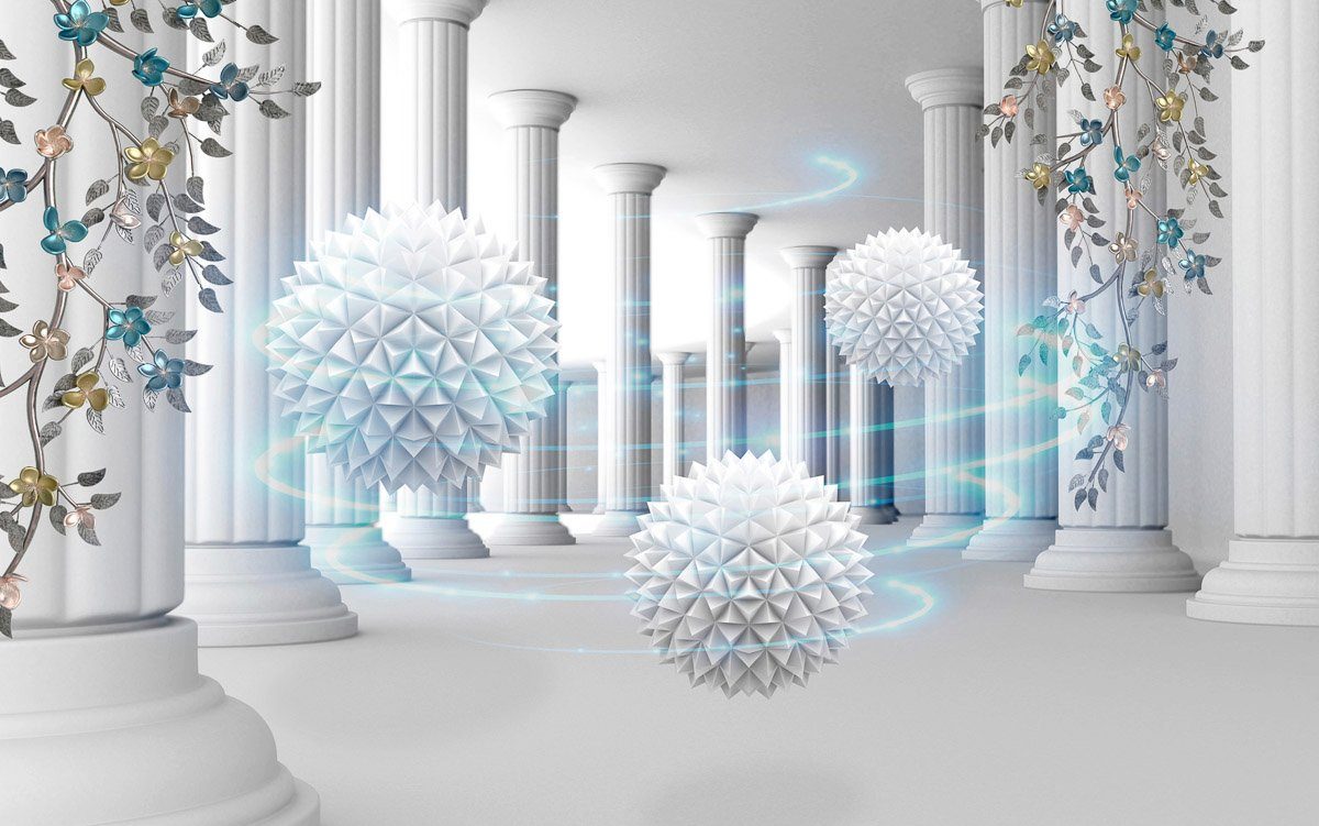 Papermoon Fototapete Abstrakt 3D Effekt