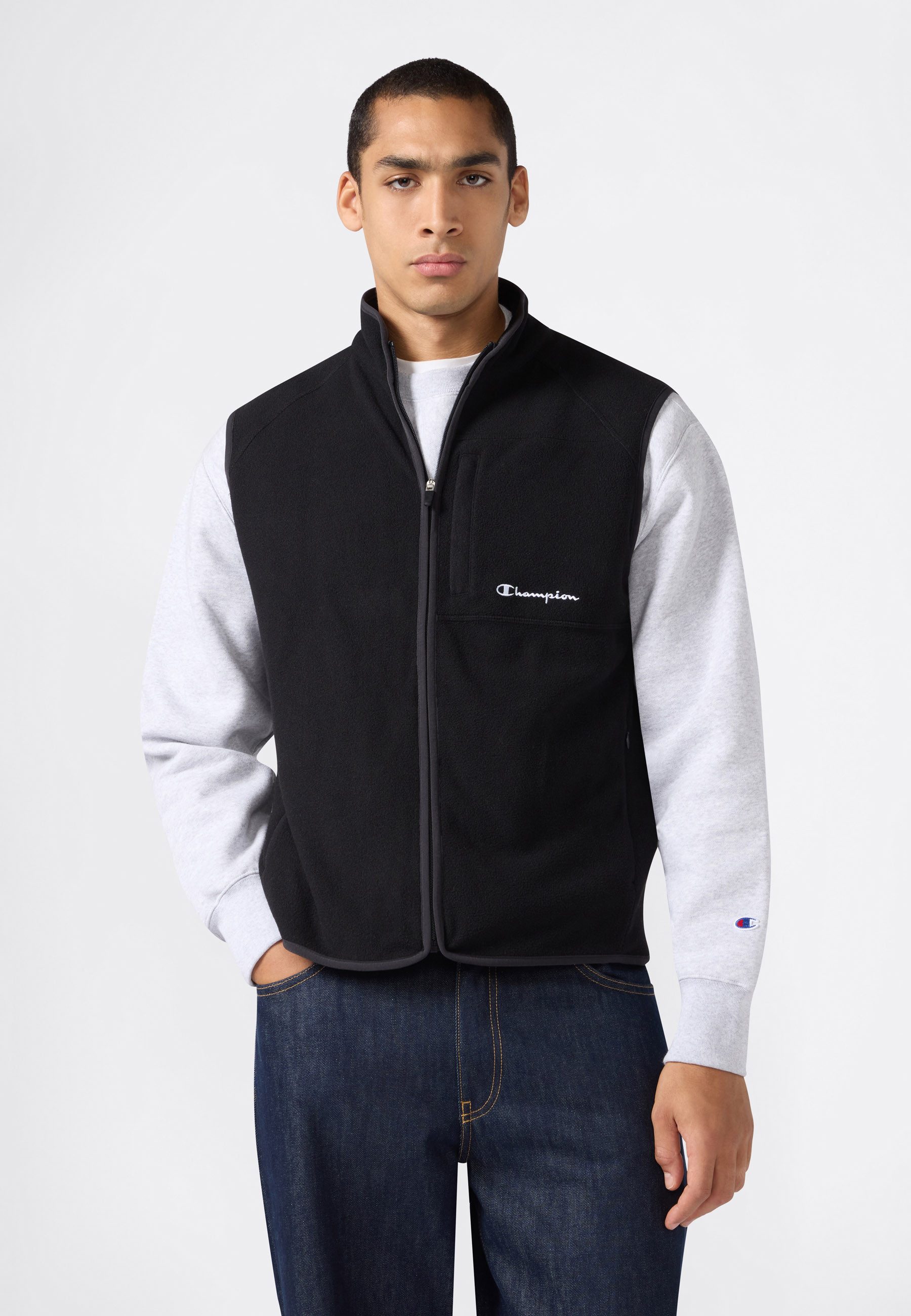 Champion Fleeceweste SPORTWEAR ZIP-UP VEST Slim Fit Micro Polar mit Zip-Up-Design, aus Polyester, schmale Silhouette