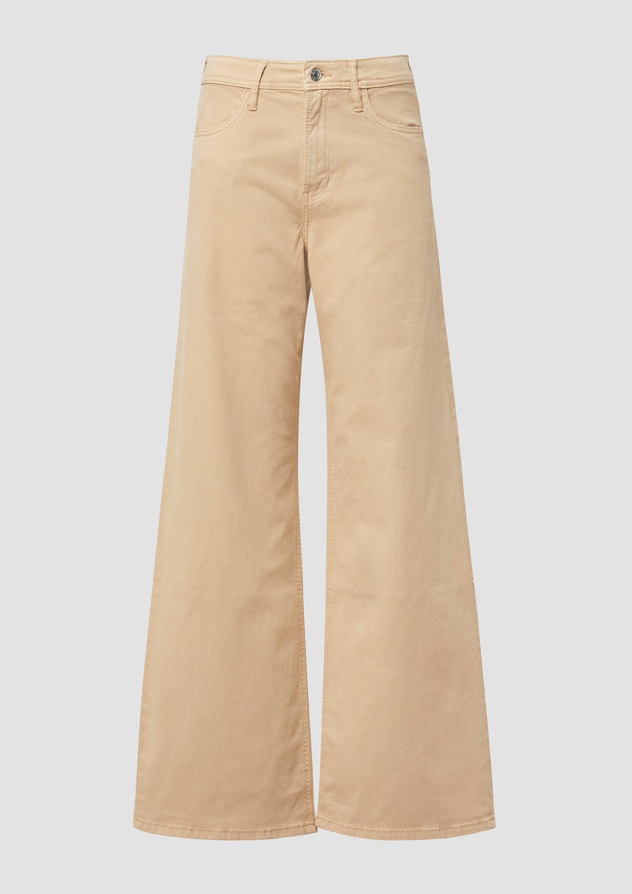 s.Oliver Weite Jeans Jeans-Hose SURI Coloured Jeans Suri / Regular Fit / High Rise / Wide Leg