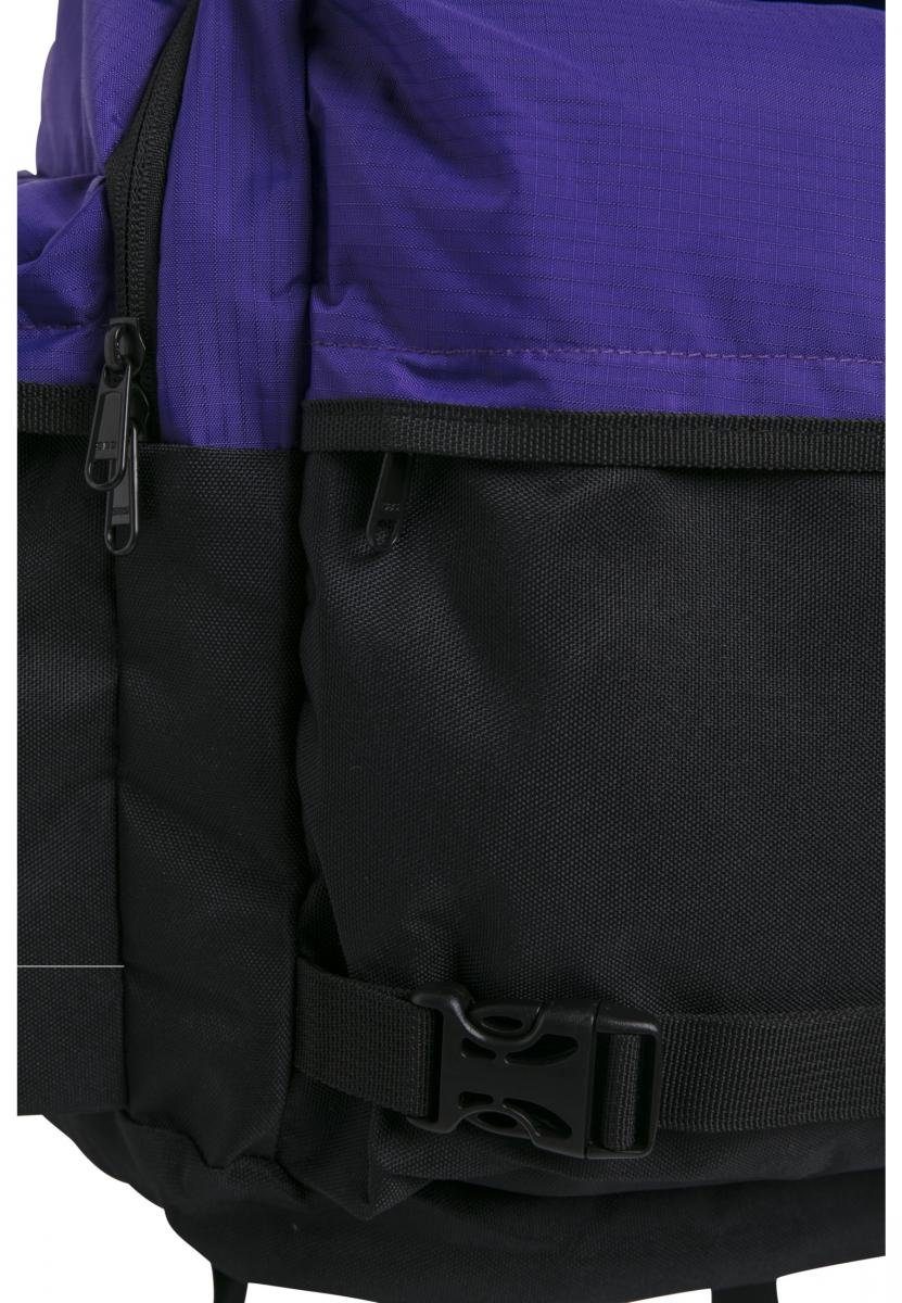 URBAN CLASSICS Rucksack Unisex ultravilolet/black Colourblocking Backpack