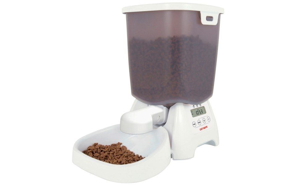 Katzen-Futterautomat Cat Mate® Trockenfutter-Automat 3 kg Fassungsvermögen 80853