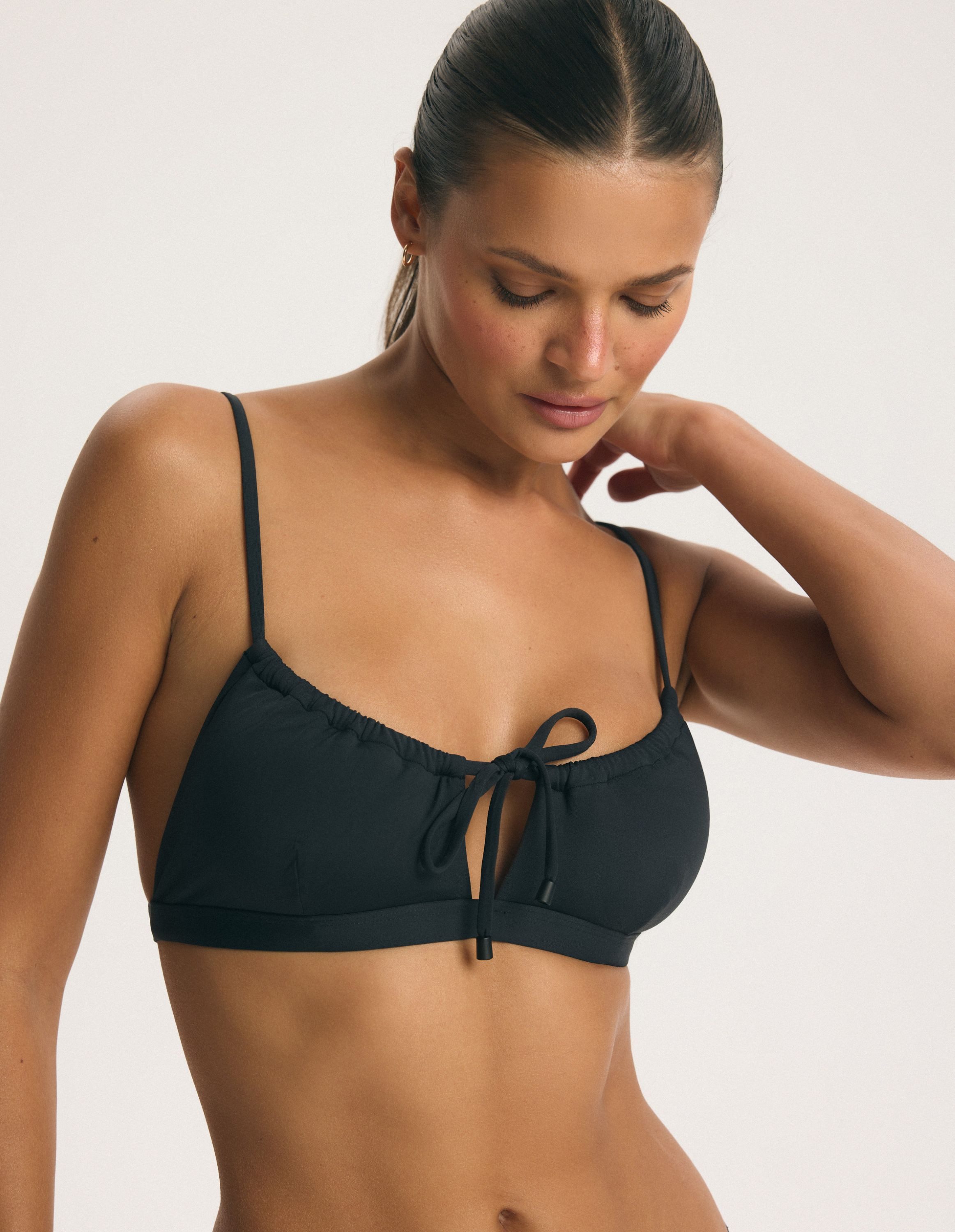 ESOTIQ Balconette-Bikini-Top Bikini Top Balconette Wave, ohne Polster