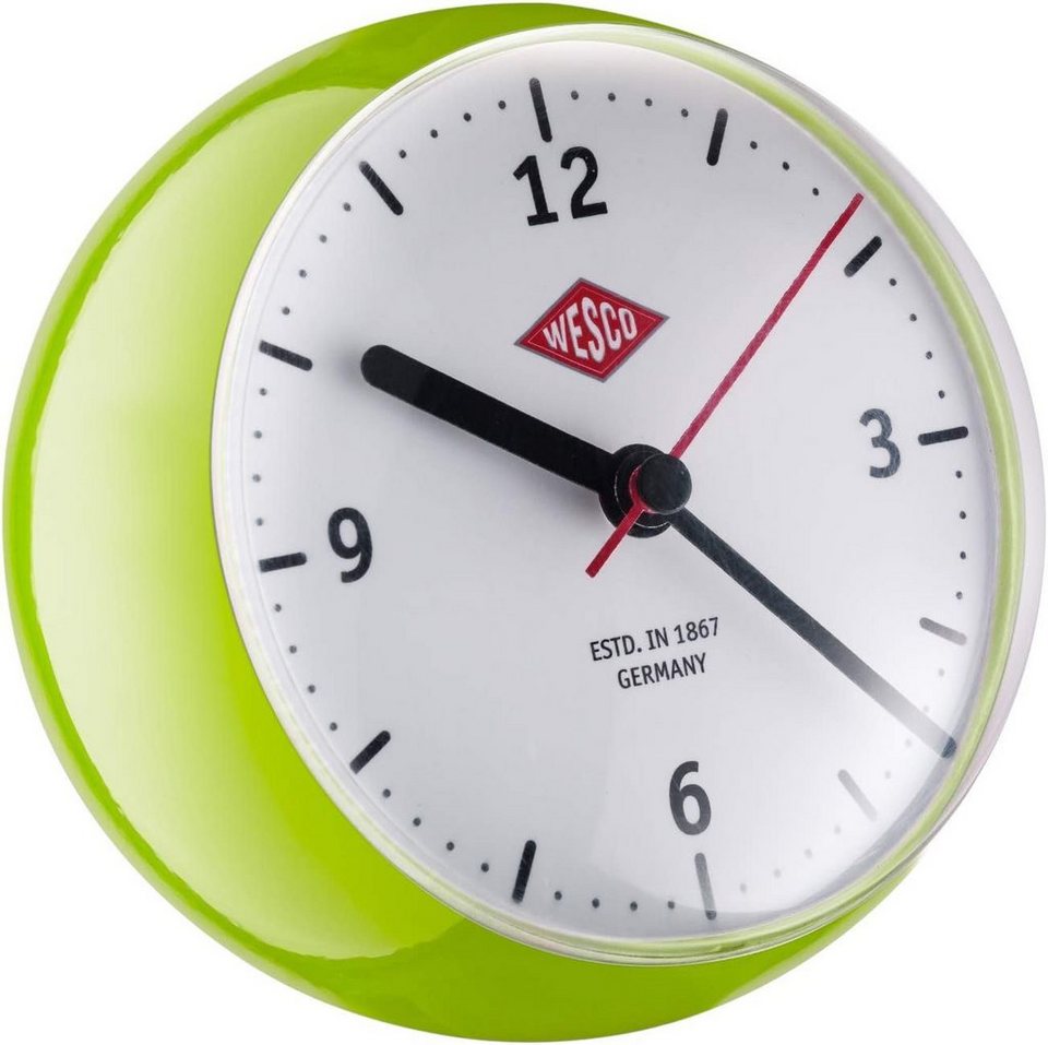 WESCO Uhr WESCO Mini clock Uhr mit Timer limegreen grün