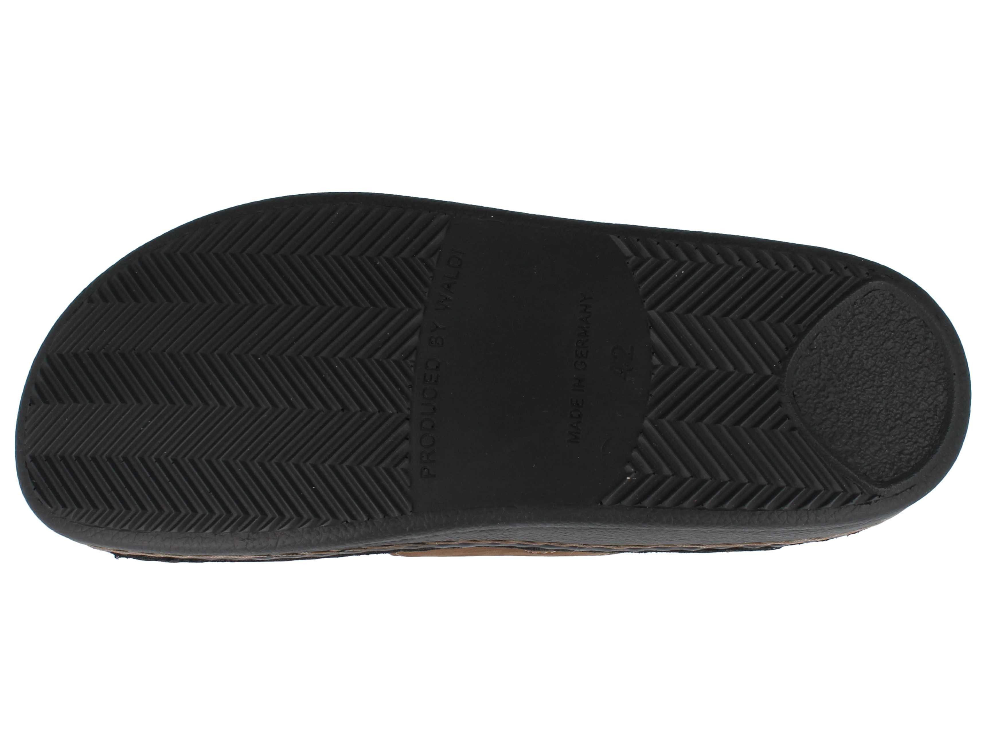 Finn Comfort FINN COMFORT Danzig Soft Herren Pantolette nussbraun Nubukleder - Hausschuh