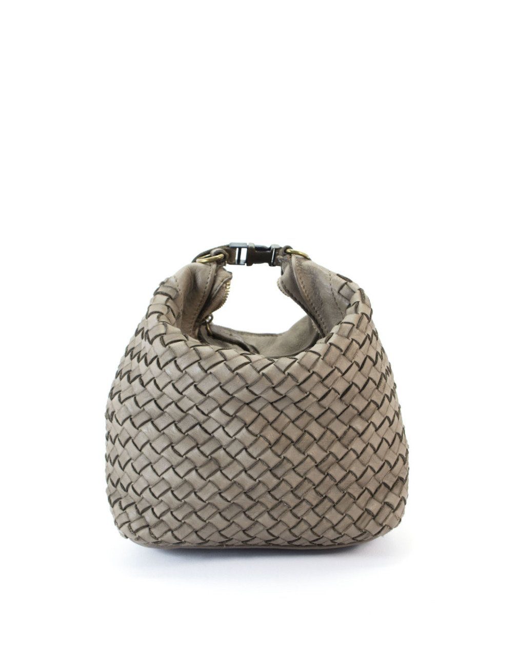 Handtasche Babsi Designer Beutel Schultertasche, Geflochtenes Leder