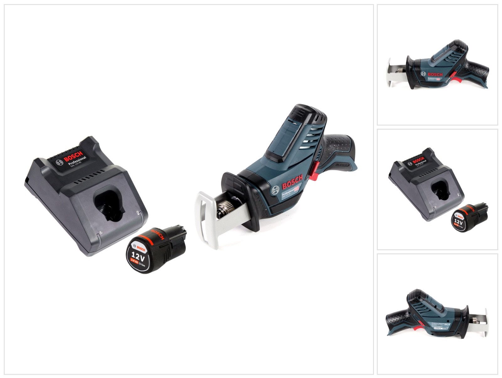 Bosch Professional Akku-Reciprosäge GSA 12V-14 Akku Säbelsäge 12 V + 1x Akku 2,0 Ah + Ladegerät