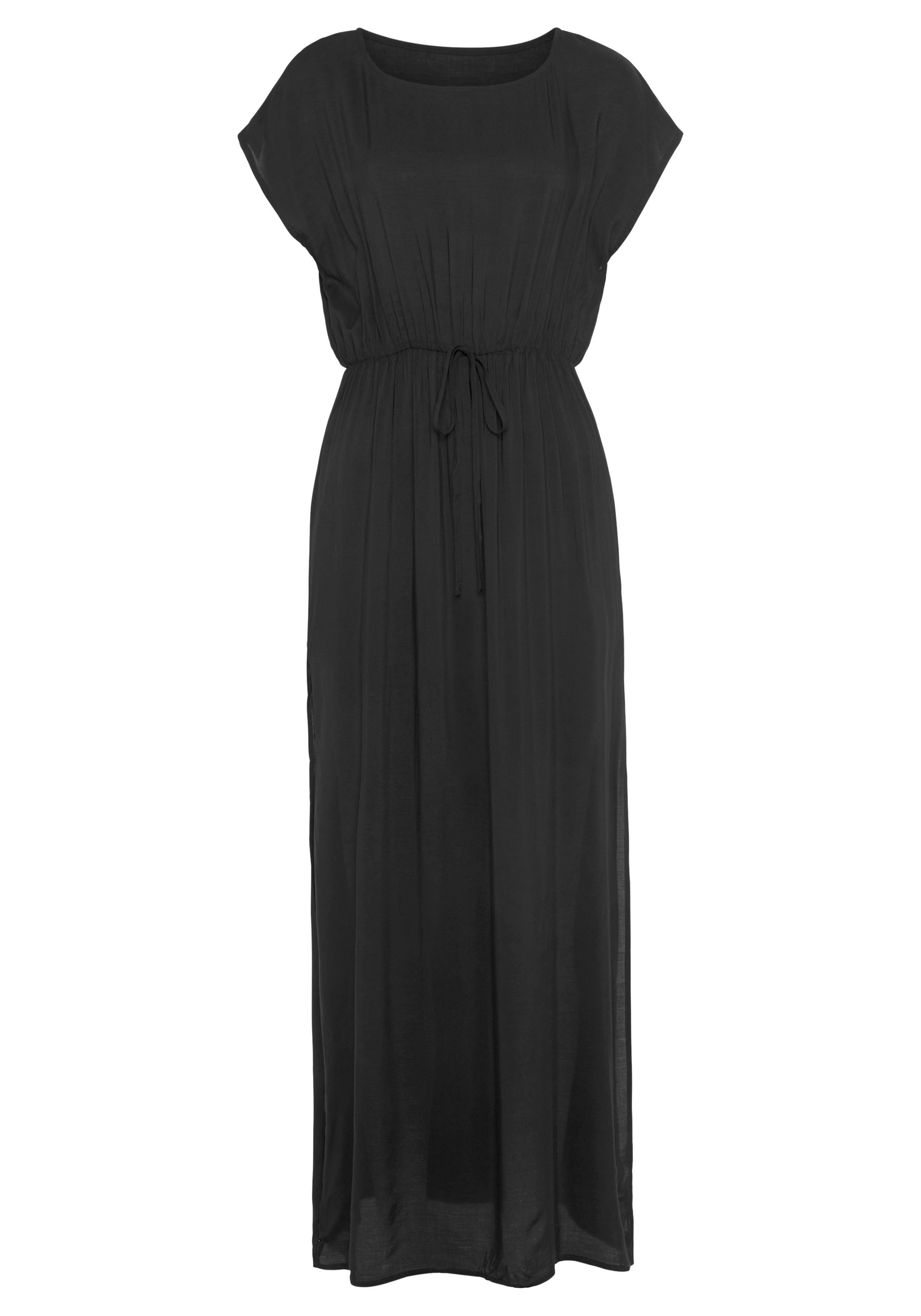 LASCANA Strandkleid aus leicht transparenter Webware, günstig online kaufen