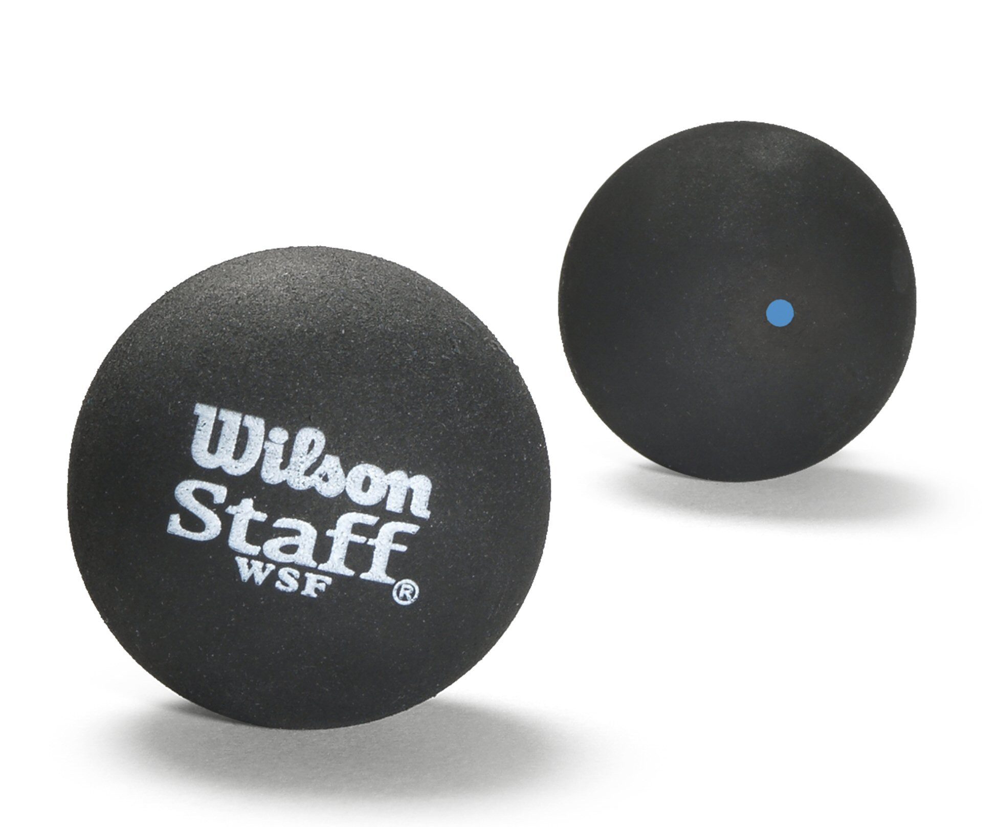 Wilson Squashball Staff (blauer Punkt, Speed schnell) schwarz - 1 Ball