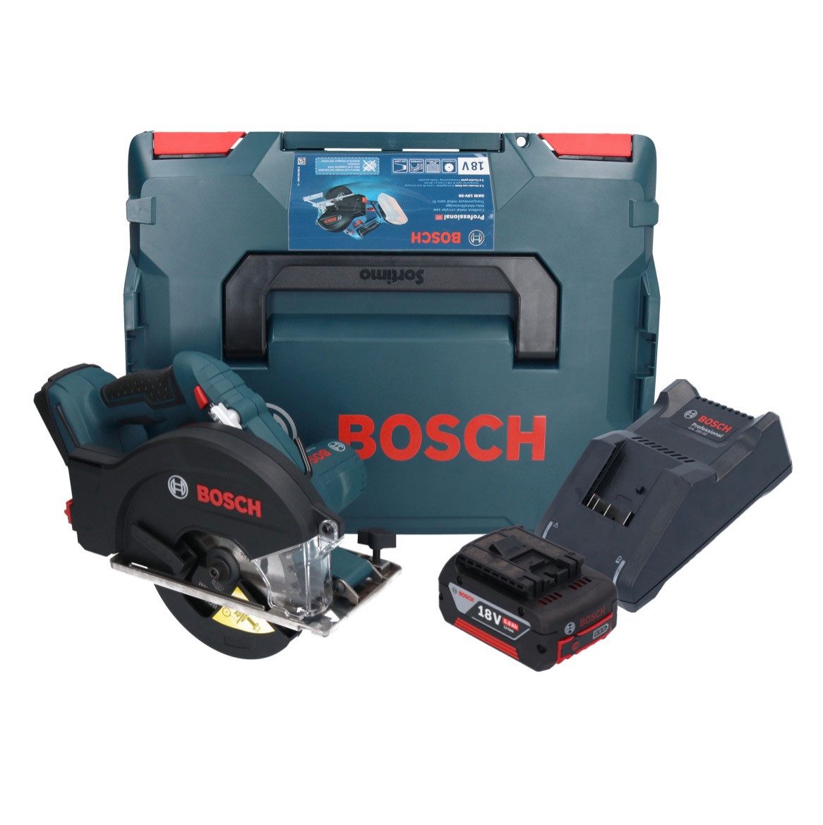 Thumbnail - Bosch Professional Kompakt-Handkreissäge GKM 18V-50 Professional Akku Metall Handkreissäge 18 V 136 mm Brushle