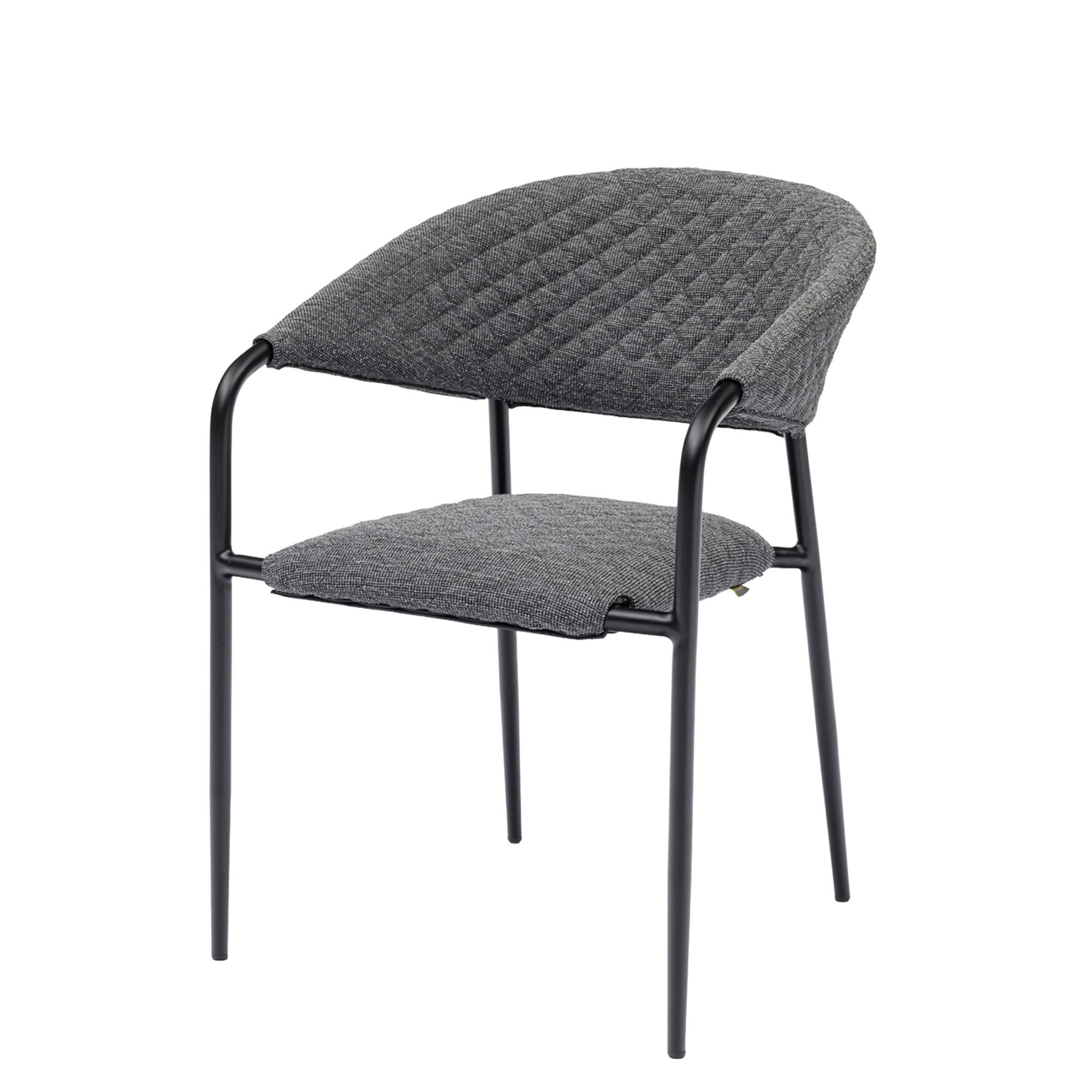MANDALIKA Garden Gartensessel 4er Set Outdoor Stapelsessel Puro Alu / VELUVÉ by LIKA-TEX®