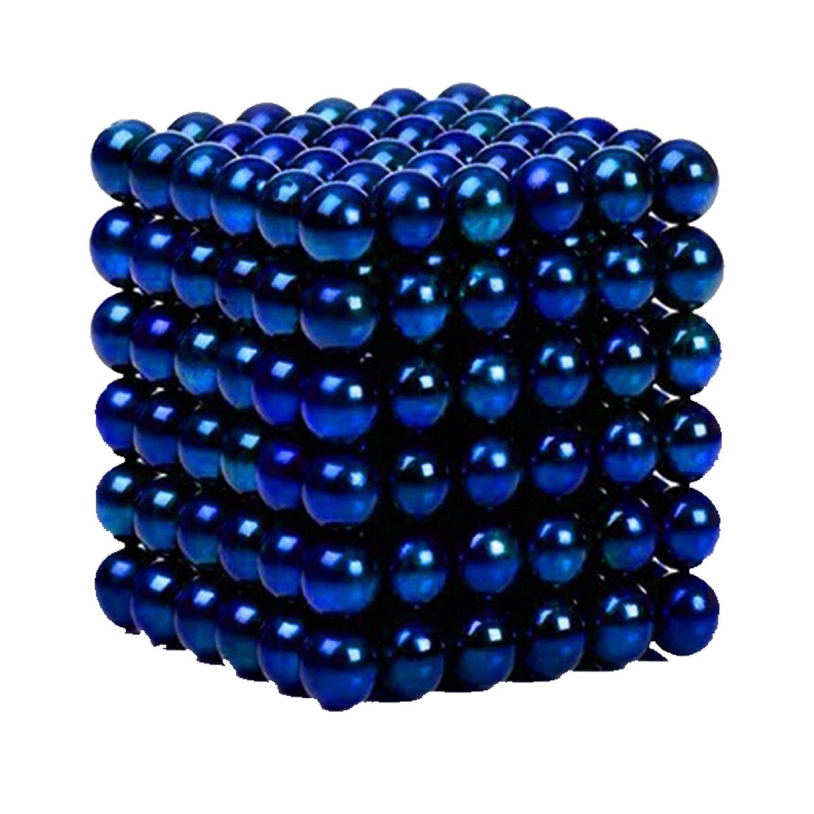 FurniSafe Neocube 5 mm Magnetkugeln blau Set mit 216 Kugeln Magnetspielbausteine