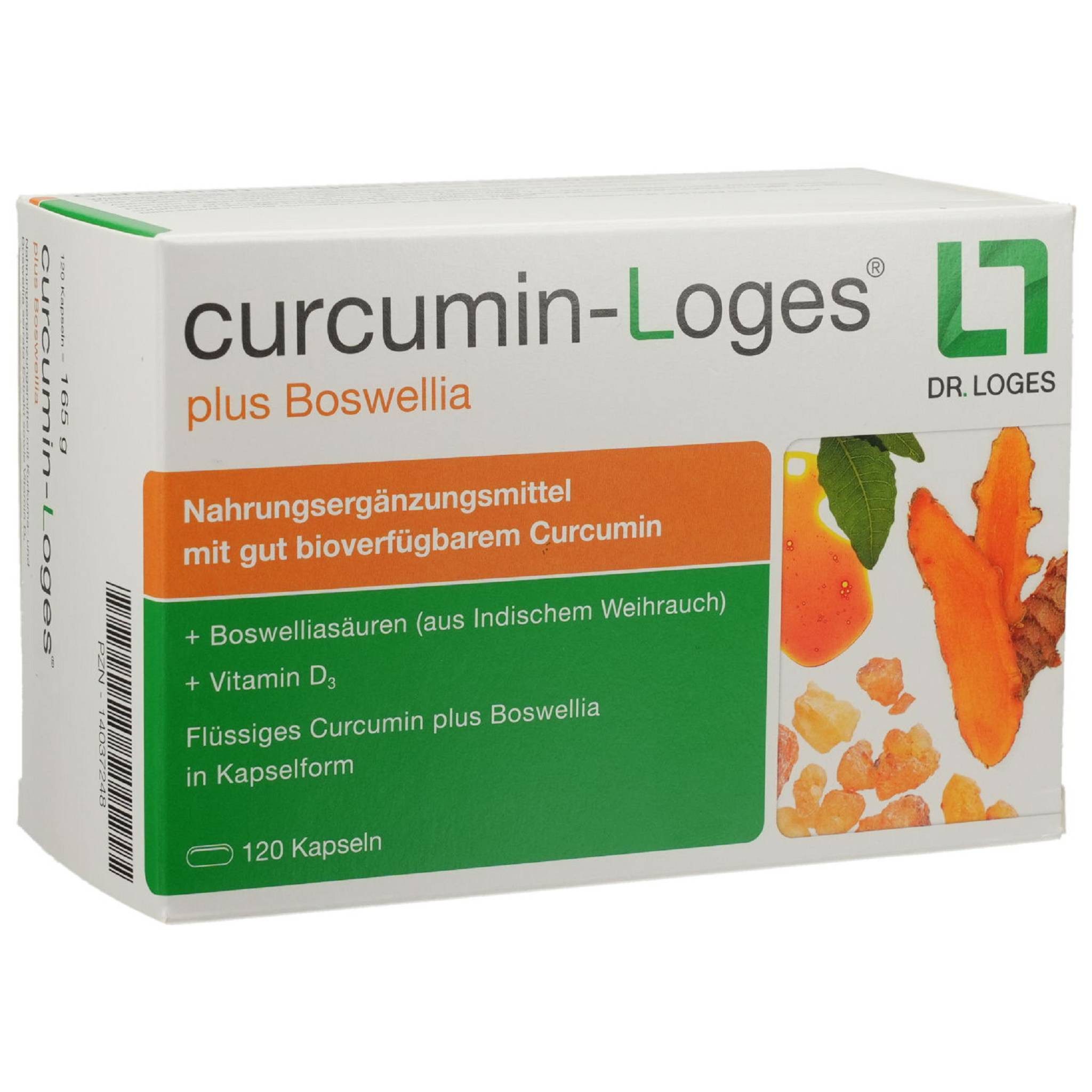 Dr. Loges + Co. GmbH CURCUMIN-LOGES plus Boswellia Kapseln Kapsel