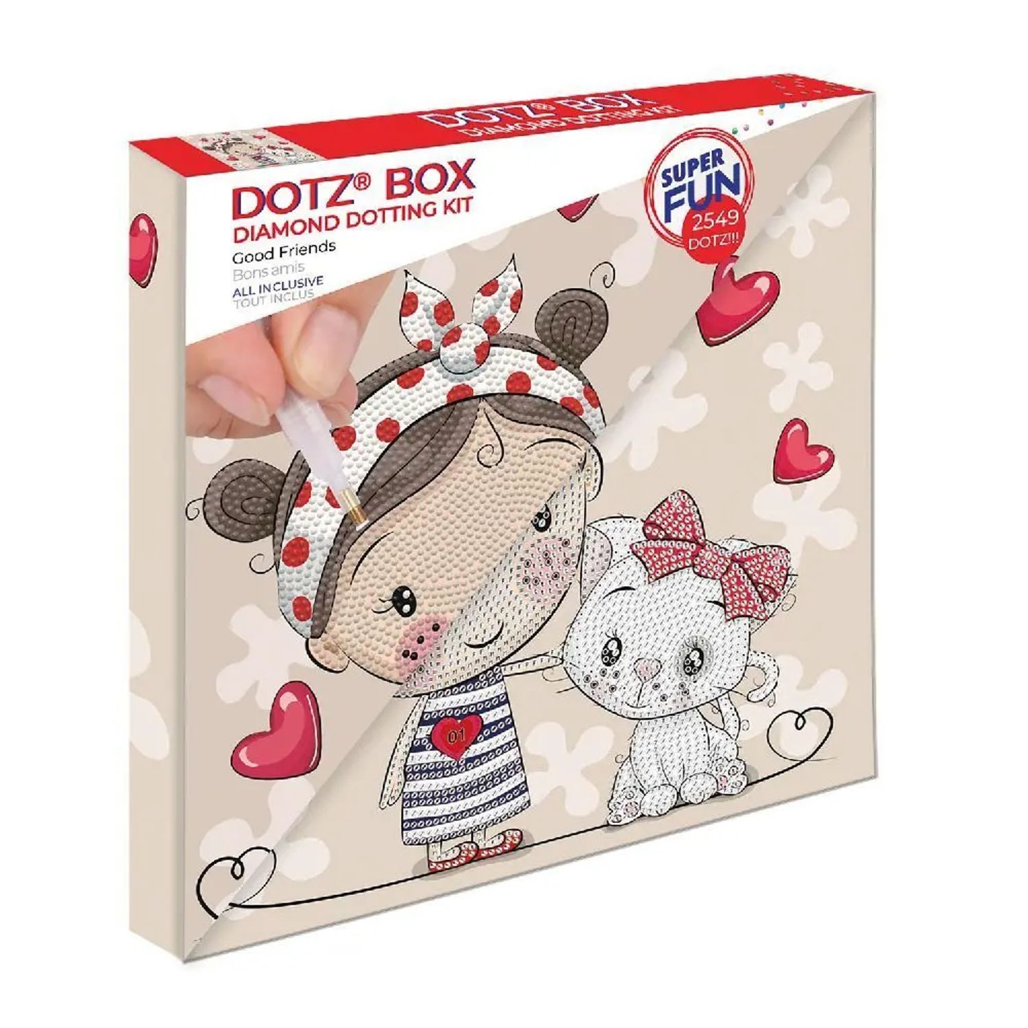 Diamond Dotz Spiel DIAMOND DOTZ - Diamond Painting Gute Freunde