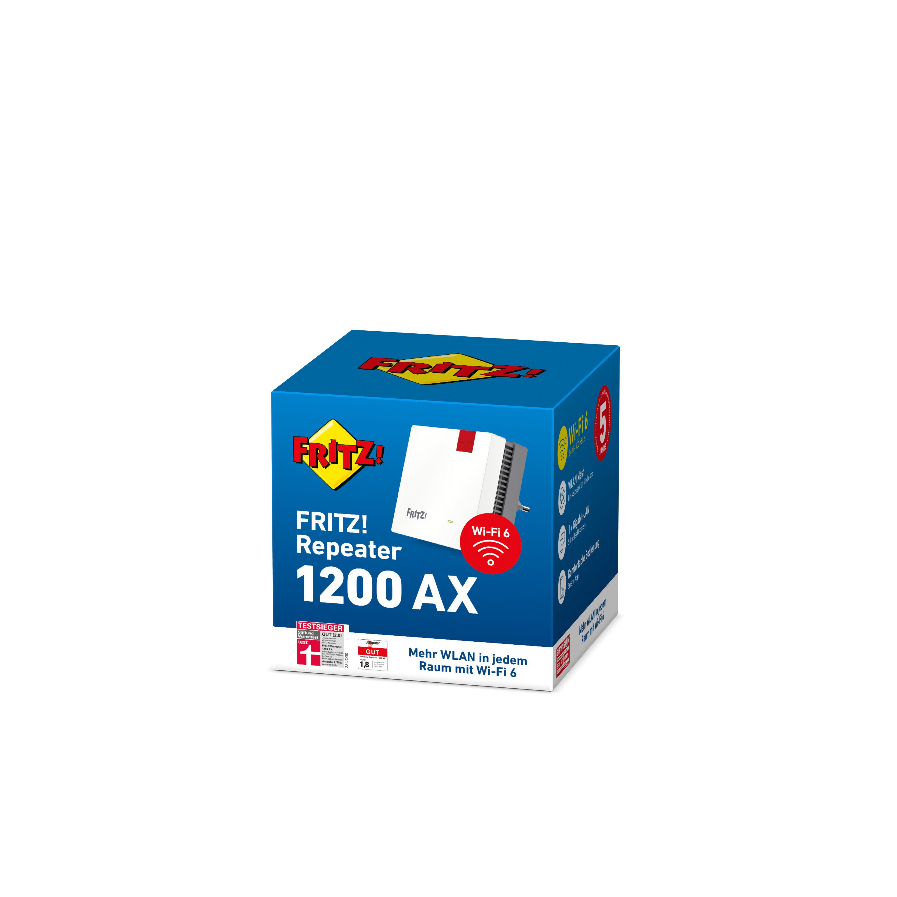 Fritz! FRITZ!Repeater 1200 AX WLAN-Repeater