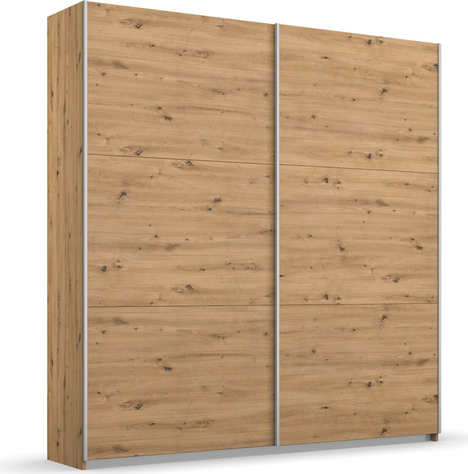 rauch Schwebetürenschrank Aurelio Schlafzimmerschrank BESTSELLER im Schlafzimmer Garderobe Kleiderschrank in geradlinigem Design mit Dekor- oder Hochglanz-Front