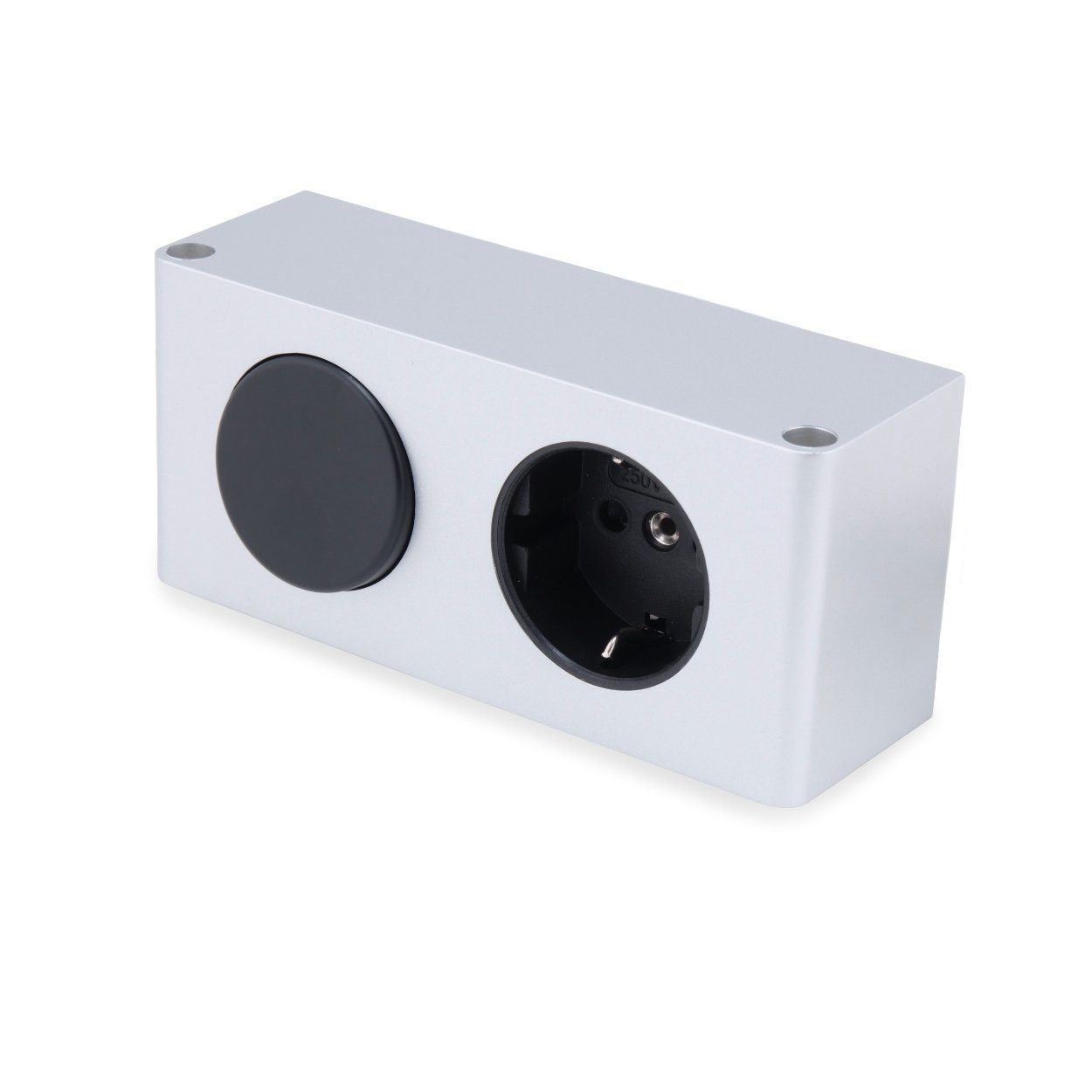 kalb Steckdose Steckdose (ohne Netzteil) mit Schalter u. Kabelausg. für 230VAC