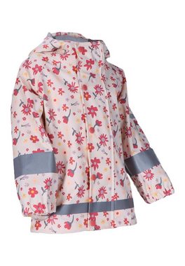 Sterntaler® Regenjacke Regenjacke Blumen (1-St., Kinder Regen- und Matschjacke mit süßen Motiven) Regenjacke Kinder mit Kapuze, Funktionsjacke Kinder