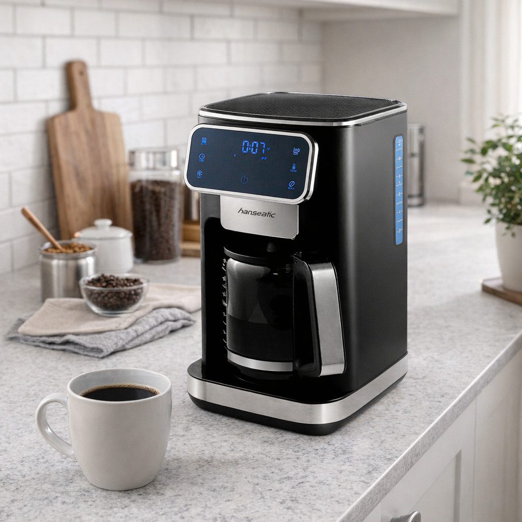 Hanseatic Filterkaffeemaschine HCMD151100BD, 1,5l Kaffeekanne, Papierfilter 1x4, inkl. 3 Jahre Herstellergarantie