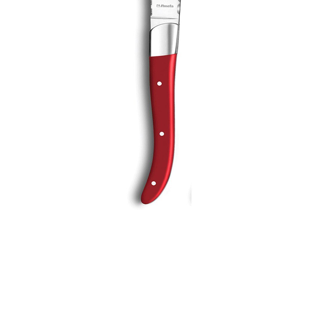 Amefa Steakmesser ROYAL STEAK (6 Stück), spülmaschinenfest, mit rot, hochglanzpoliert