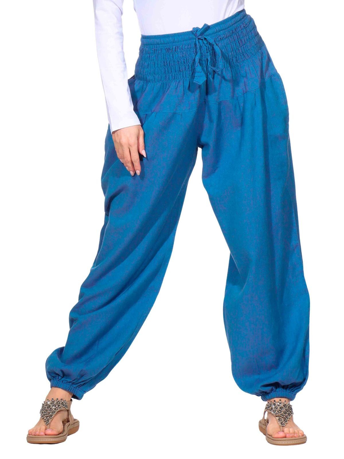 KUNST UND MAGIE Haremshose Kunst&Magie Damen Pluder-/Haremshose Sommerhose günstig online kaufen