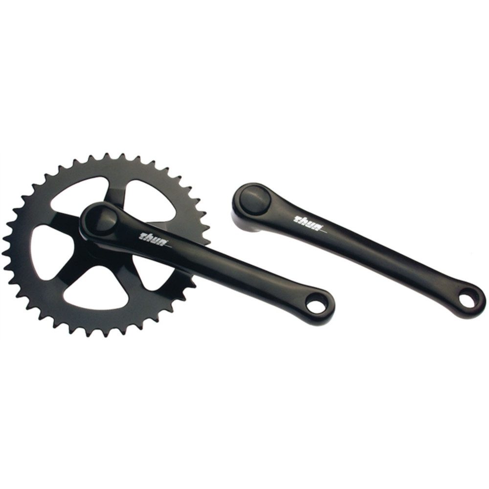 Thun Fahrradkurbel Kettenradgarnitur Avax S Kurbelgarnituren schwarz