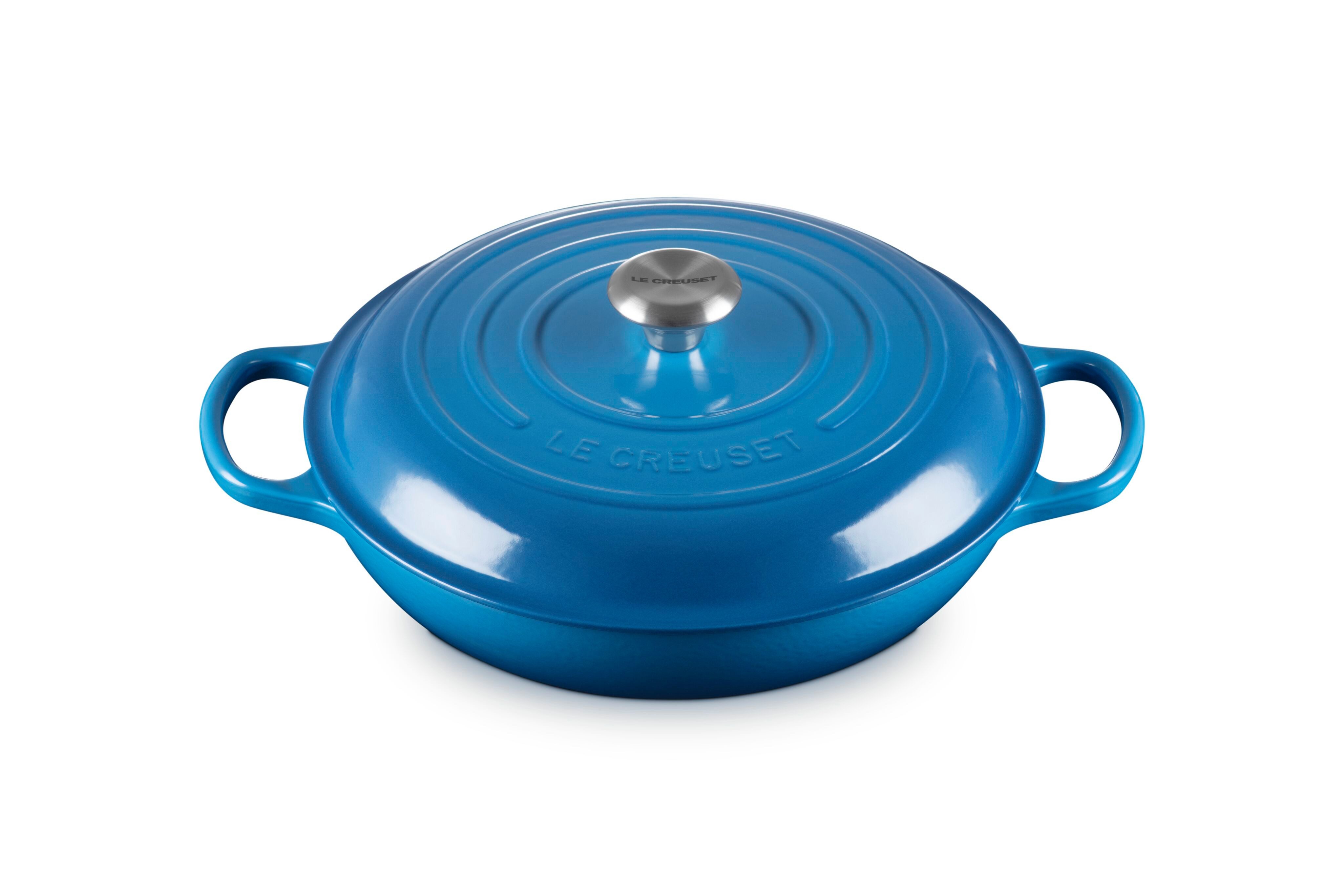 LE CREUSET Bratentopf Gourmet-Profitopf, Gusseisen, Ø 30 cm, 6,7 l, 5,56 kg, Marseille, 21180302002430