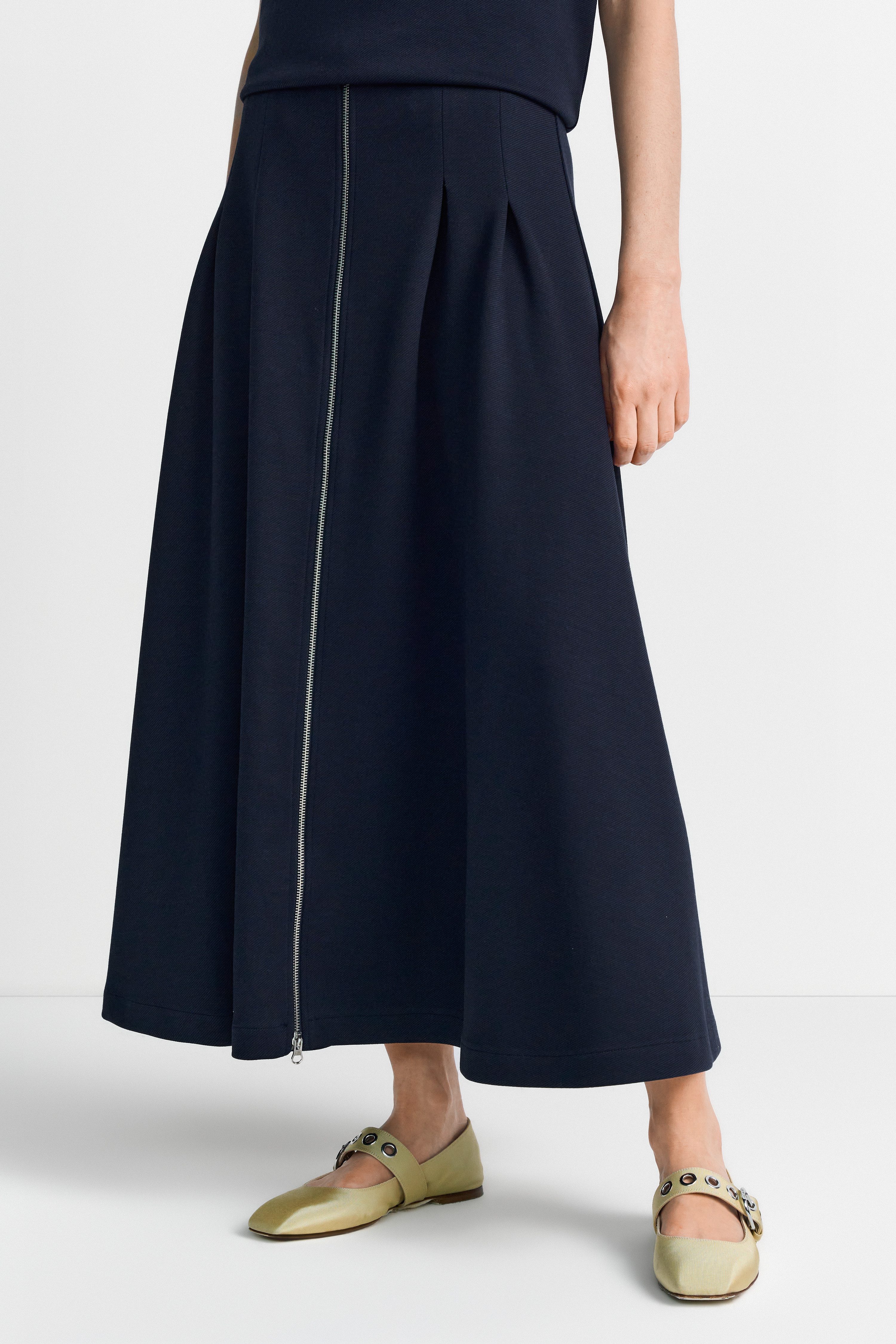 RICHROYAL Jerseyrock mit 2-Wege-Reißverschluss günstig online kaufen