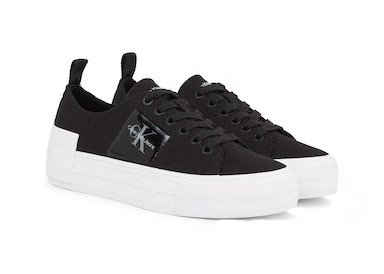 Calvin Klein Jeans BOLD VULC FLATF LACEUP WN Plateausneaker zum Schnüren, Freizeitschuh, Halbschuh, Schnürschuh