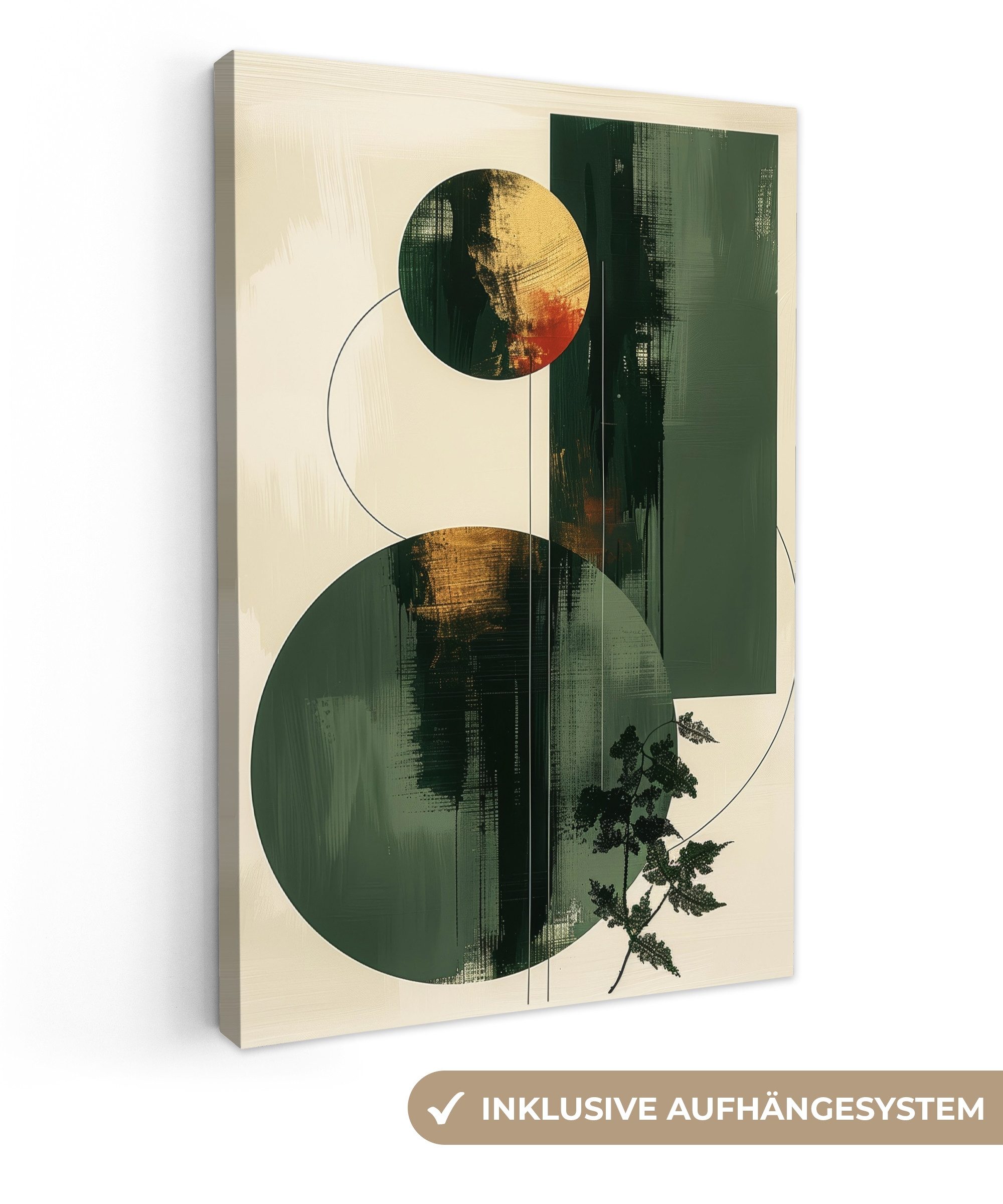 OneMillionCanvasses® Leinwandbild Kunst - Kreise - Modern - Abstrakt, Fotod günstig online kaufen